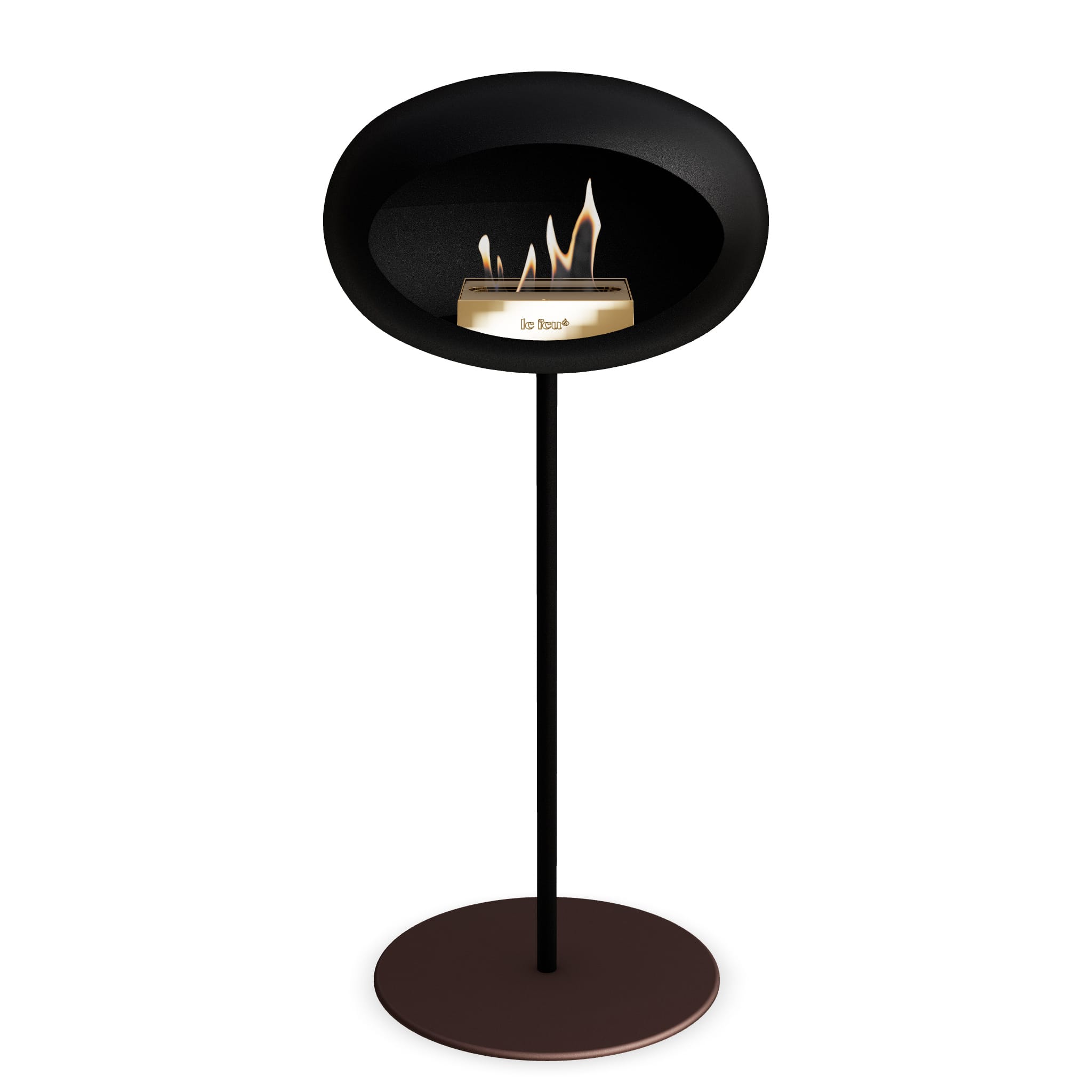 Le Feu Steel High Dome <br>Black Nüline Distribution Fireplaces art-noise.myshopify.com le-feu-steel-high-dome-br-black
