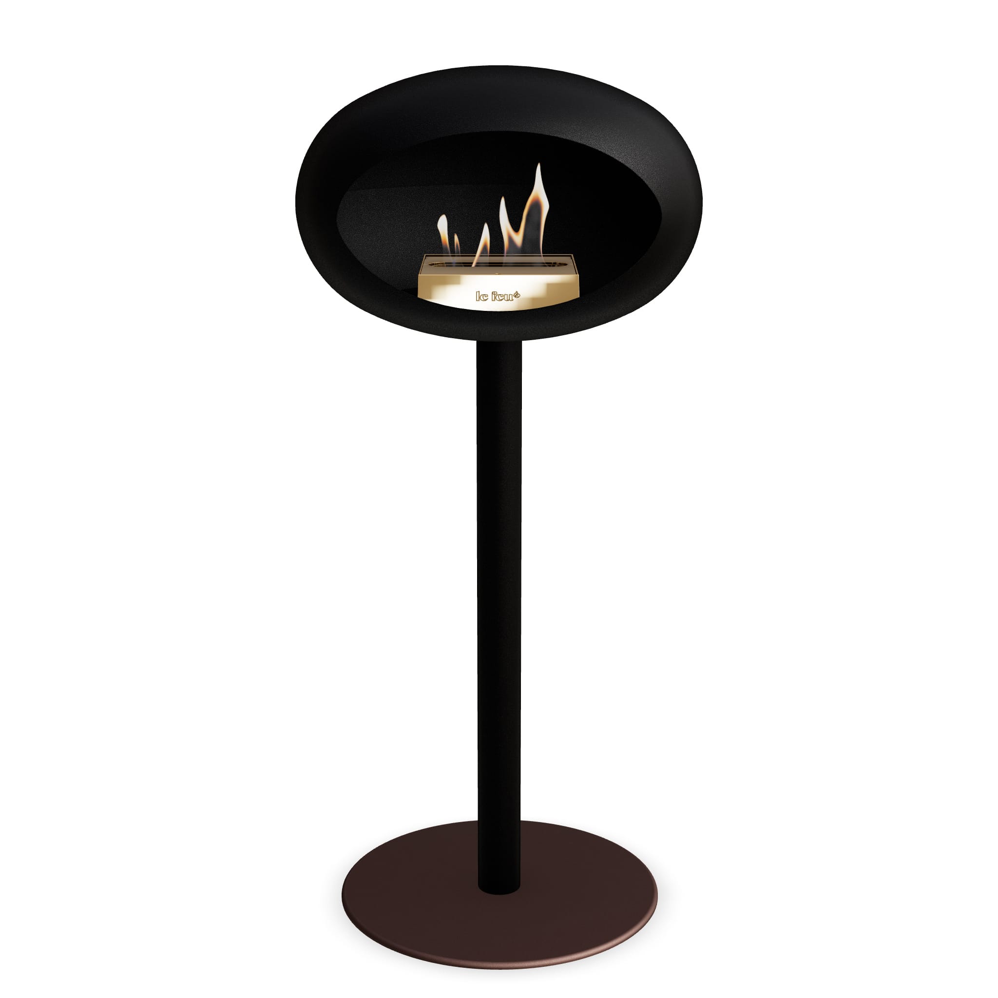 Le Feu Steel High Dome <br>Black Nüline Distribution Fireplaces art-noise.myshopify.com le-feu-steel-high-dome-br-black
