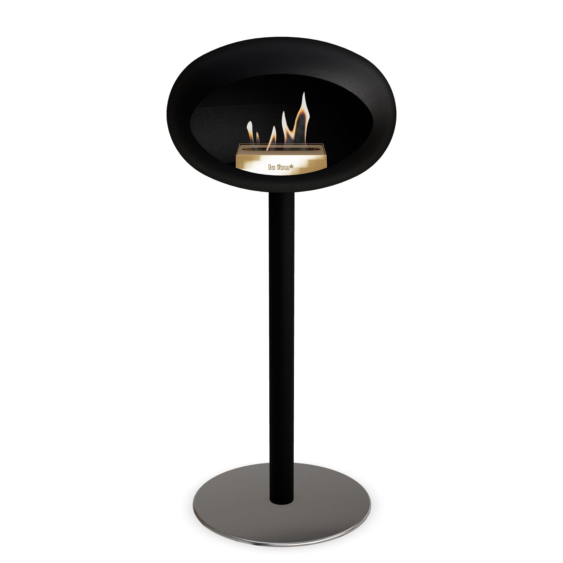 Le Feu Steel High Dome <br>Black Nüline Distribution Fireplaces art-noise.myshopify.com le-feu-steel-high-dome-br-black