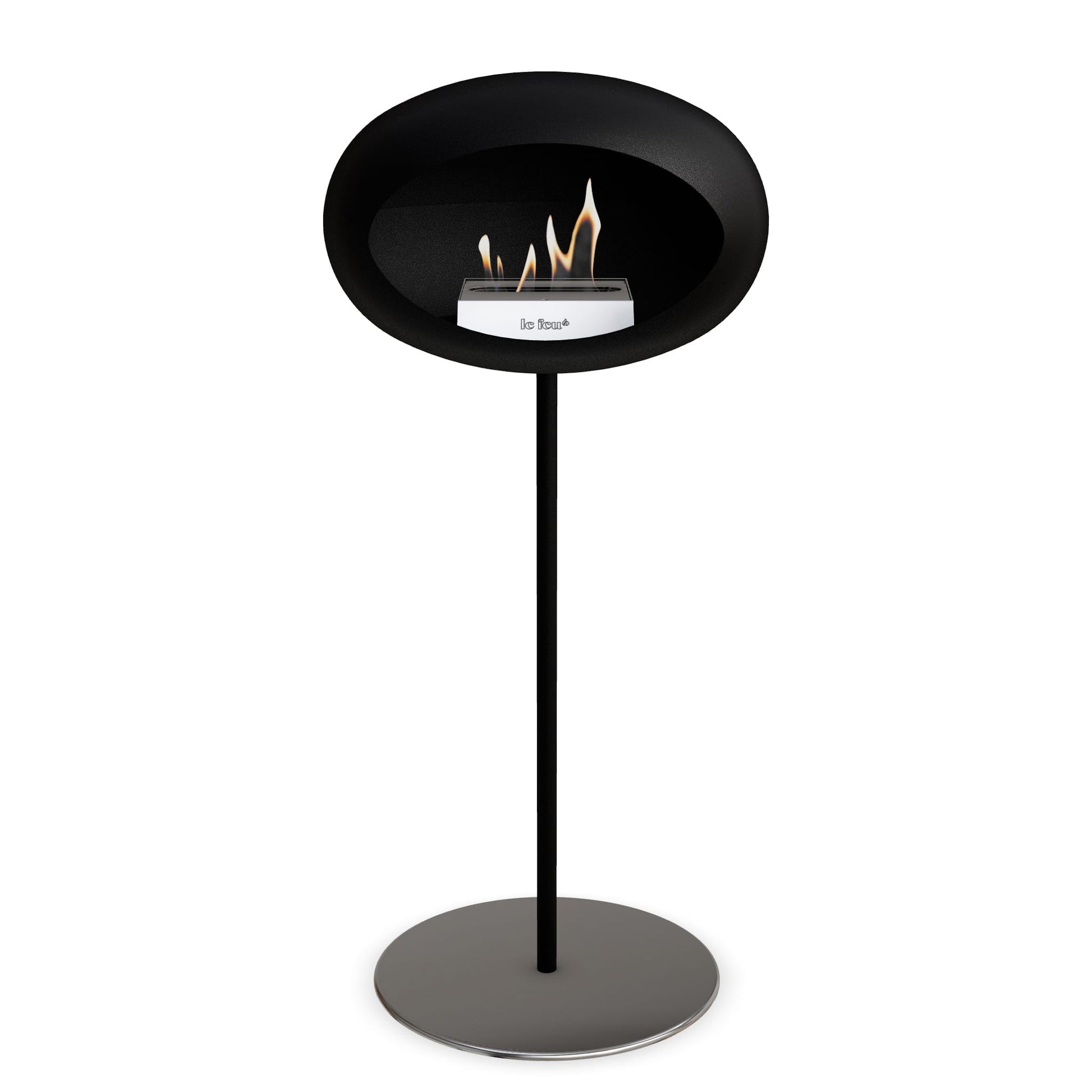 Le Feu Steel High Dome <br>Black Nüline Distribution Fireplaces art-noise.myshopify.com le-feu-steel-high-dome-br-black