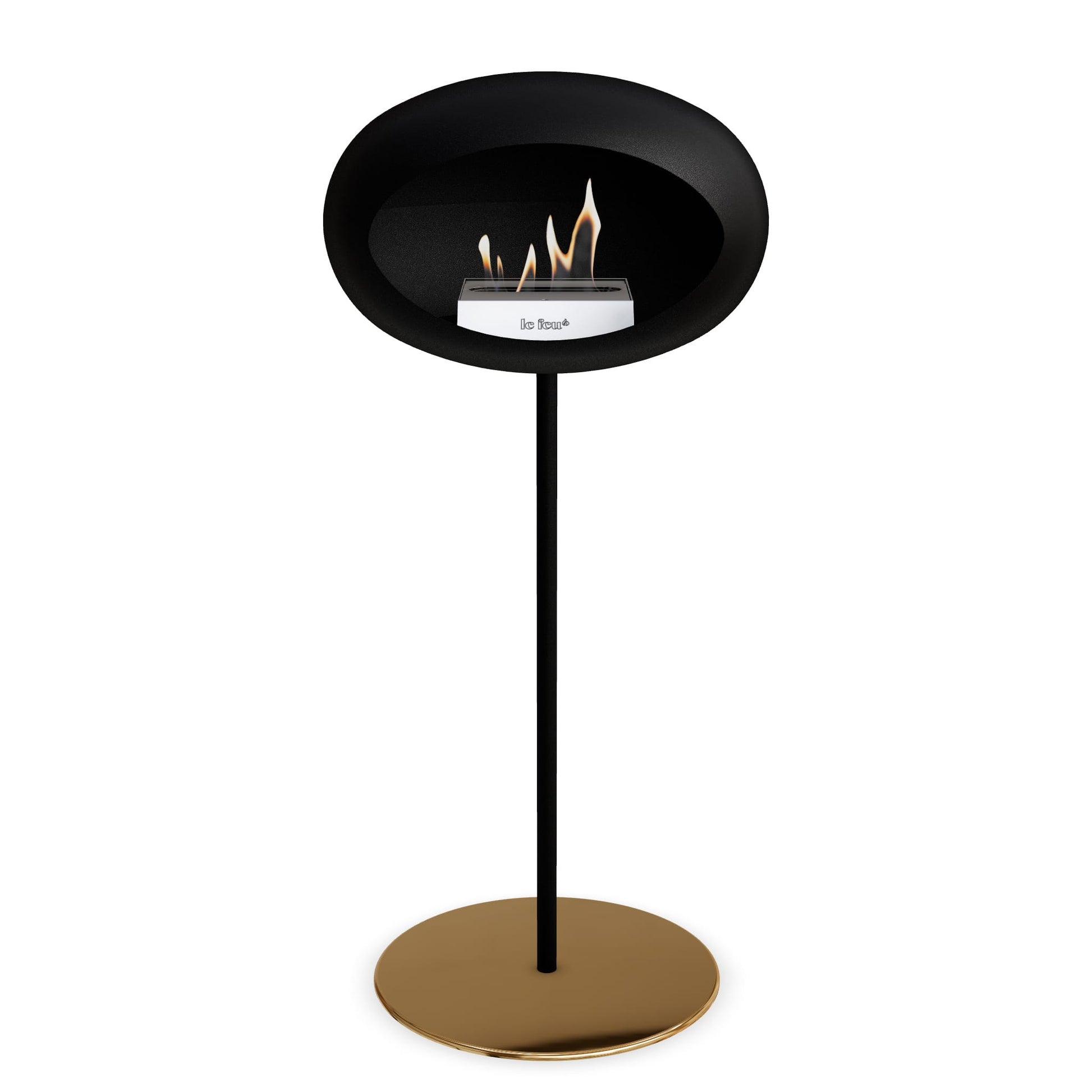 Le Feu Steel High Dome <br>Black Nüline Distribution Fireplaces art-noise.myshopify.com le-feu-steel-high-dome-br-black