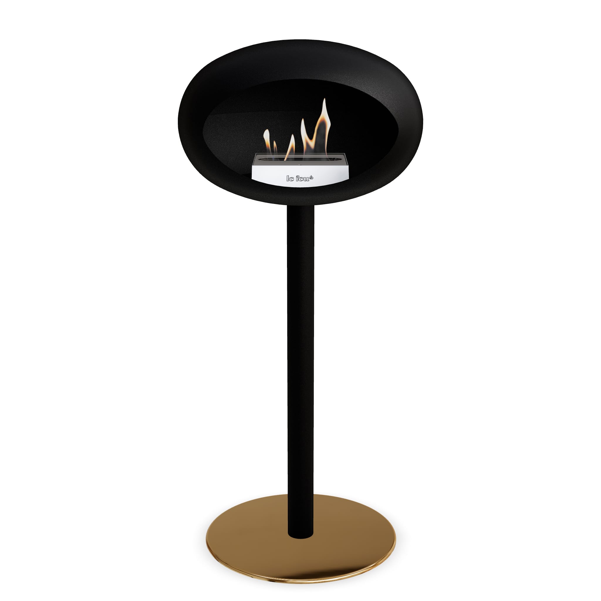 Le Feu Steel High Dome <br>Black Nüline Distribution Fireplaces art-noise.myshopify.com le-feu-steel-high-dome-br-black