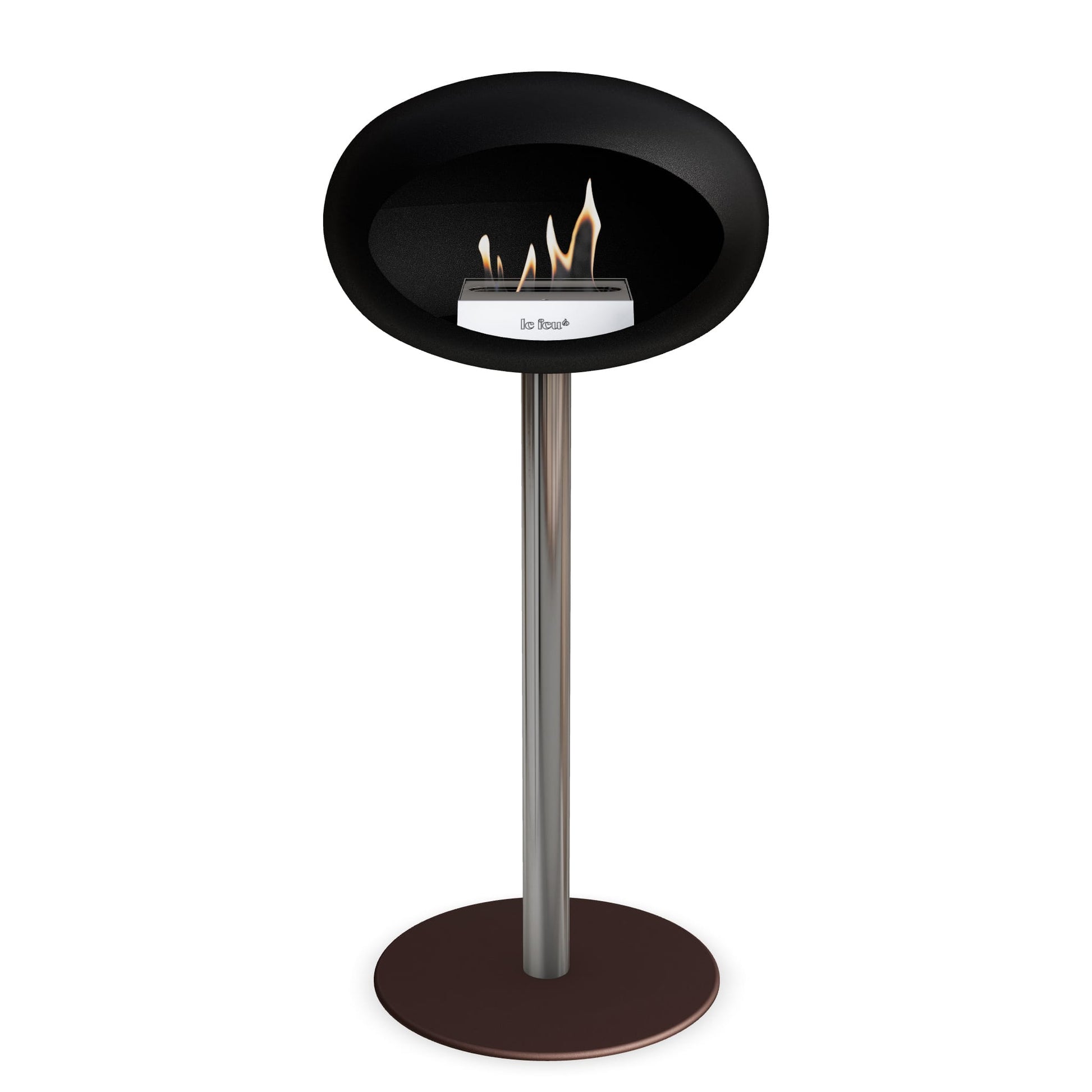 Le Feu Steel High Dome <br>Black Nüline Distribution Fireplaces art-noise.myshopify.com le-feu-steel-high-dome-br-black