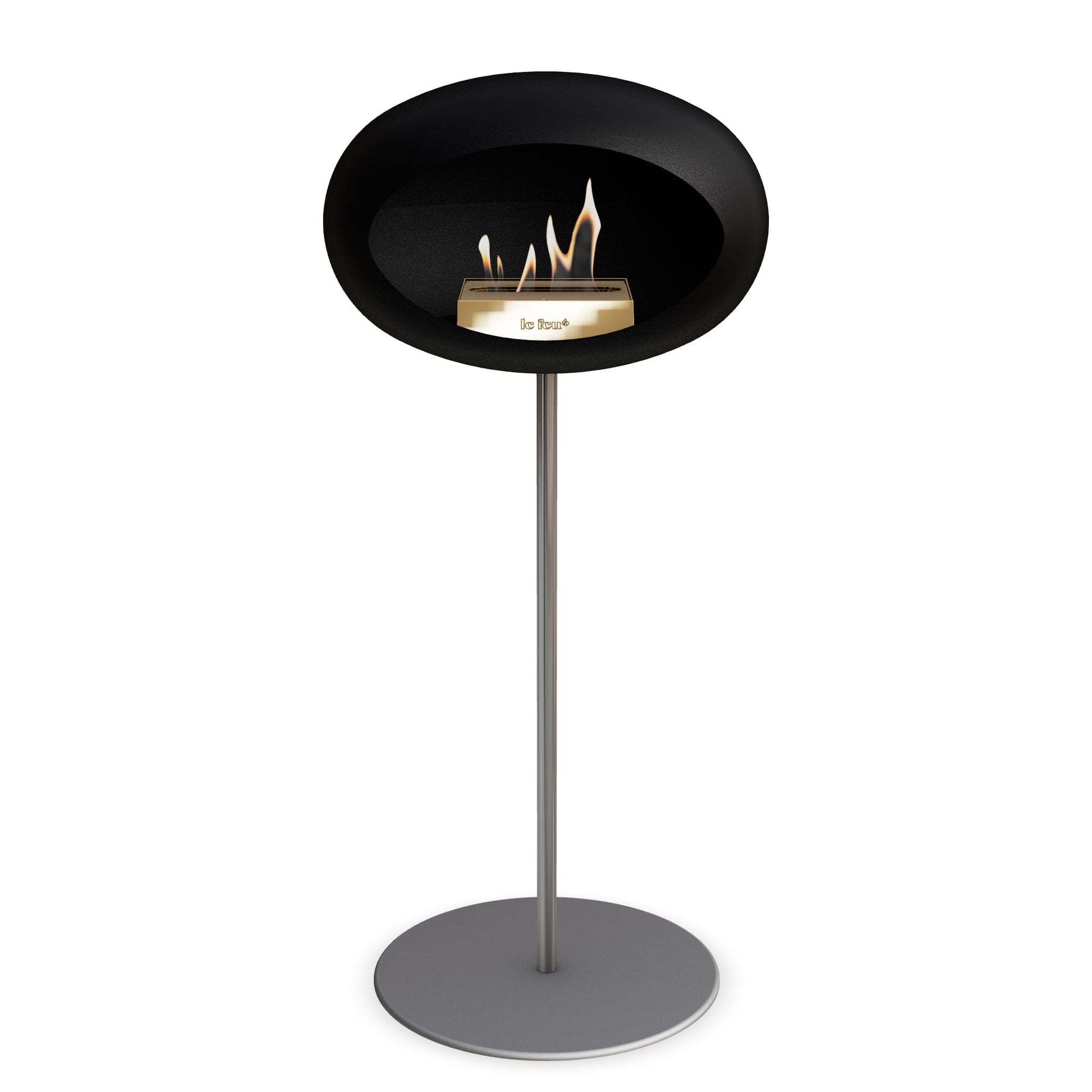 Le Feu Steel High Dome <br>Black Nüline Distribution Fireplaces art-noise.myshopify.com le-feu-steel-high-dome-br-black