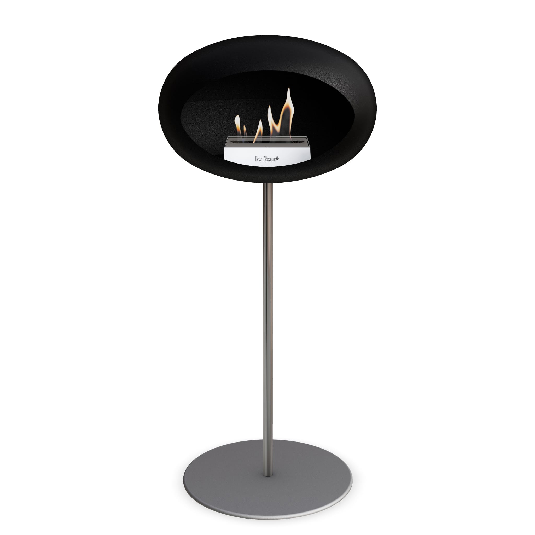 Le Feu Steel High Dome <br>Black Nüline Distribution Fireplaces art-noise.myshopify.com le-feu-steel-high-dome-br-black