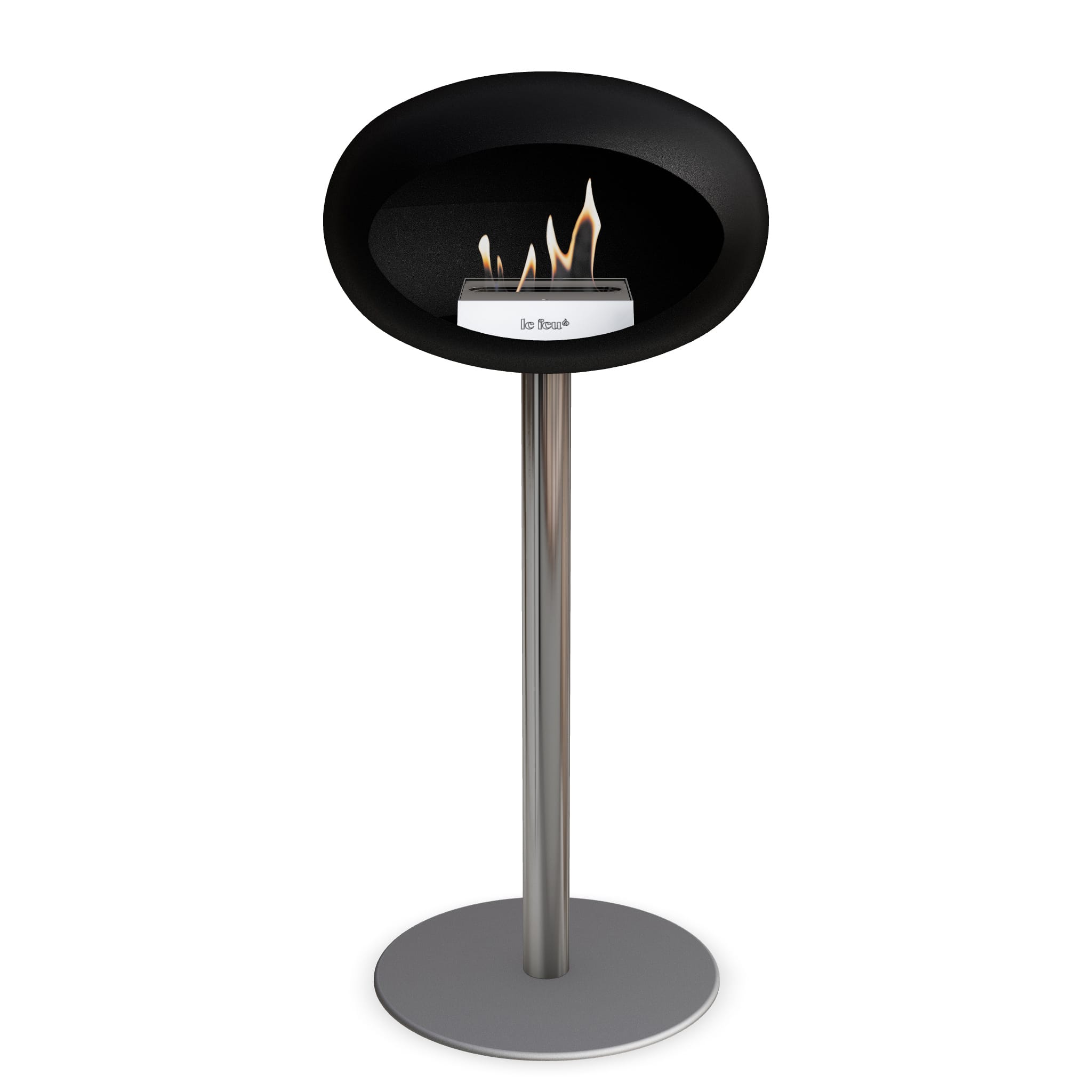 Le Feu Steel High Dome <br>Black Nüline Distribution Fireplaces art-noise.myshopify.com le-feu-steel-high-dome-br-black