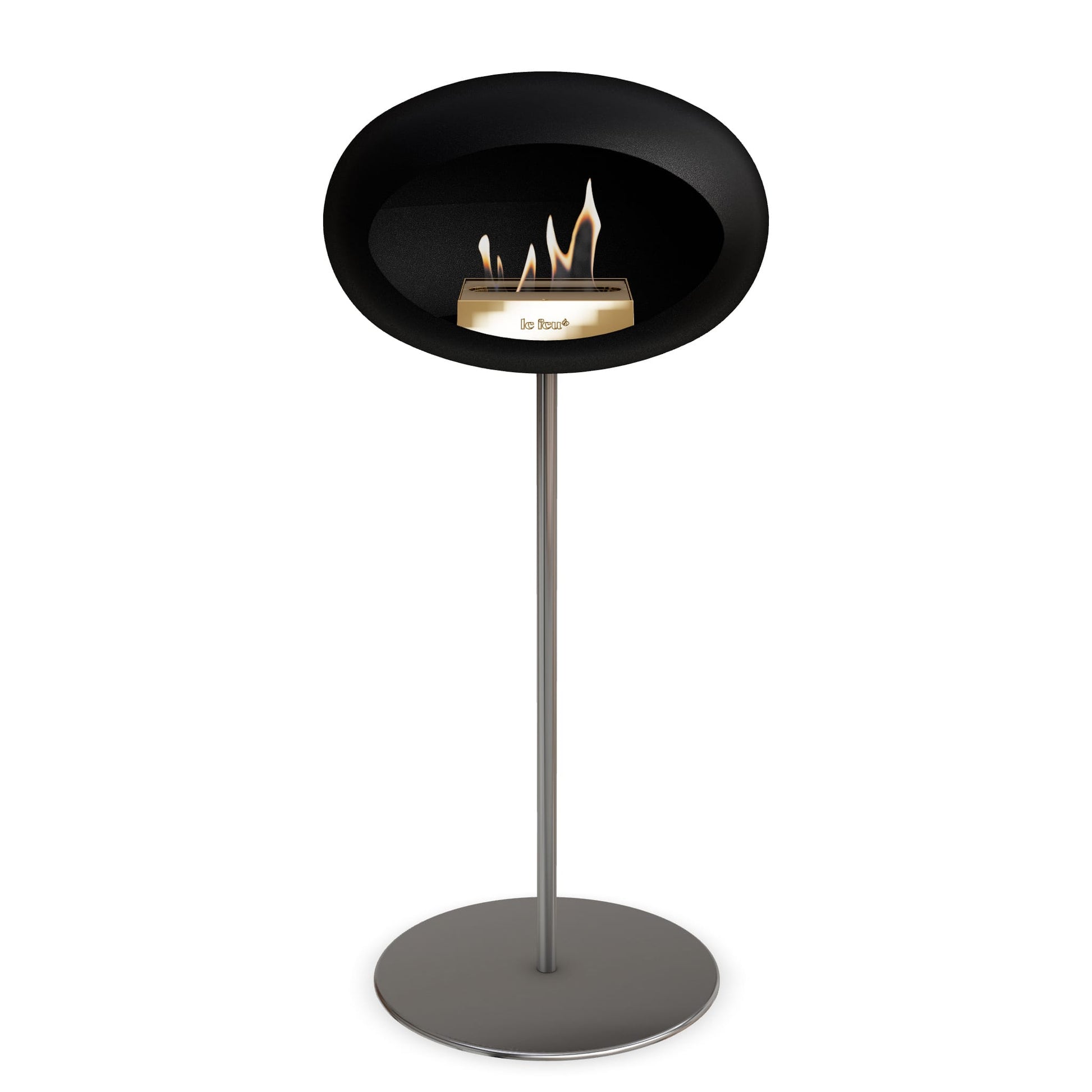 Le Feu Steel High Dome <br>Black Nüline Distribution Fireplaces art-noise.myshopify.com le-feu-steel-high-dome-br-black