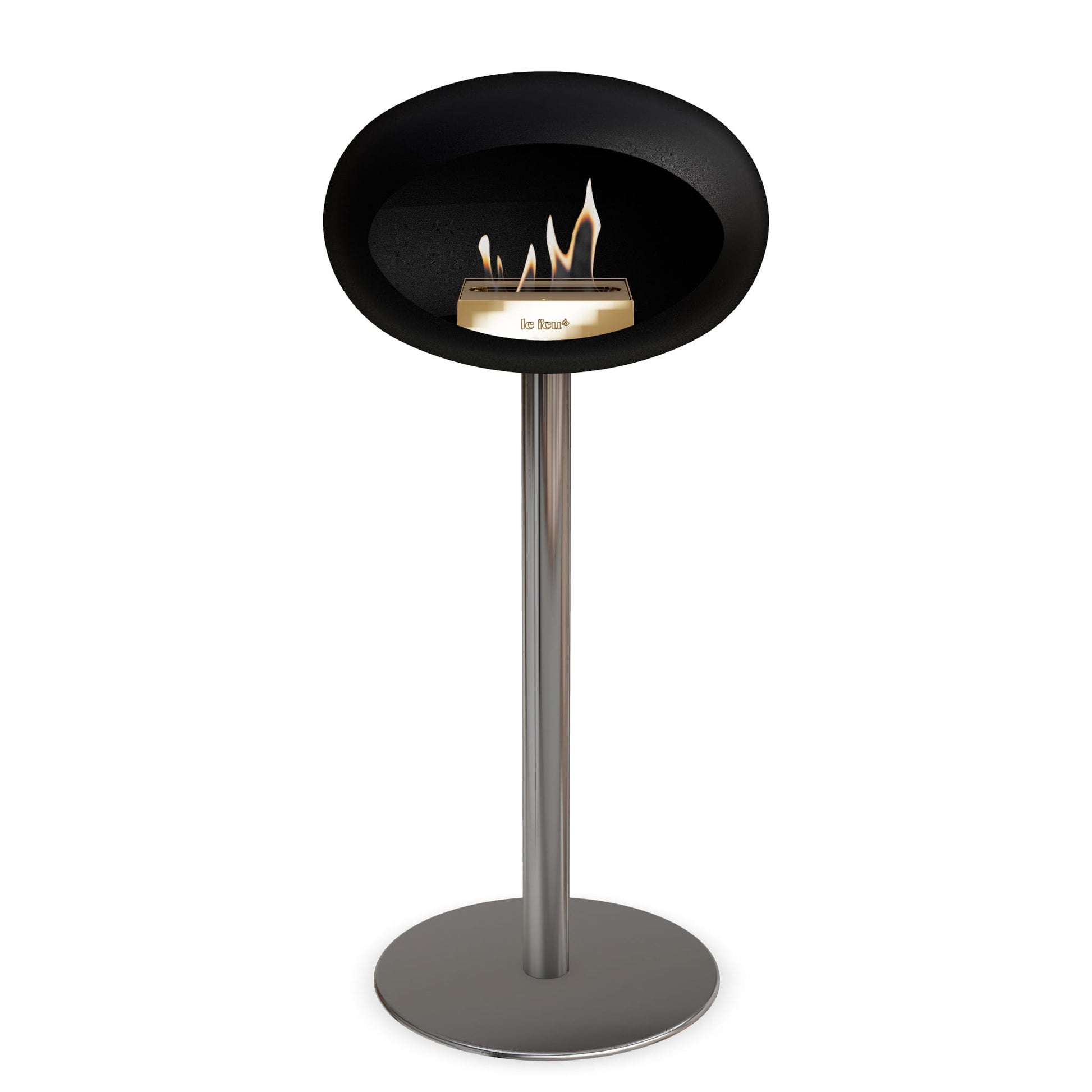 Le Feu Steel High Dome <br>Black Nüline Distribution Fireplaces art-noise.myshopify.com le-feu-steel-high-dome-br-black