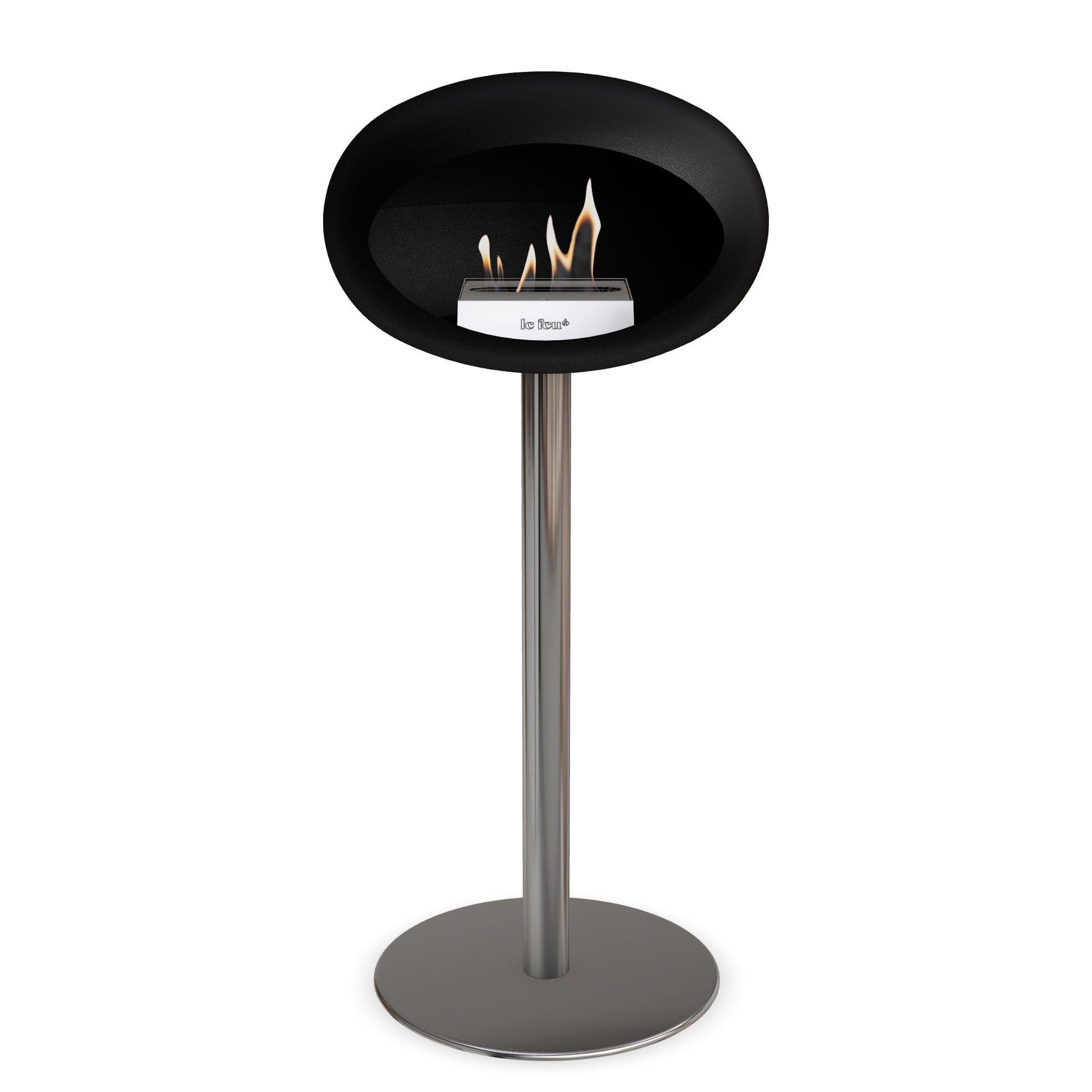 Le Feu Steel High Dome <br>Black Nüline Distribution Fireplaces art-noise.myshopify.com le-feu-steel-high-dome-br-black