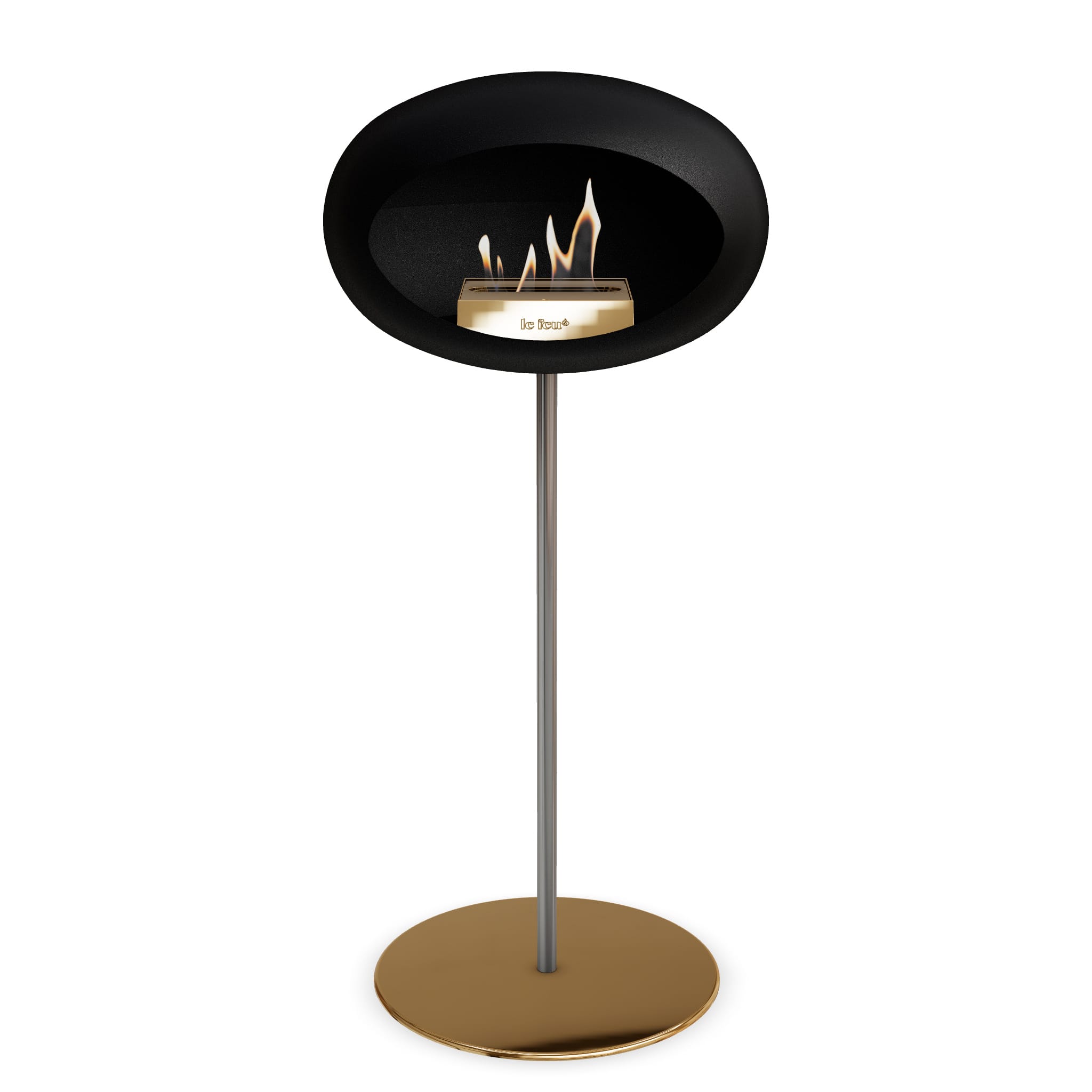 Le Feu Steel High Dome <br>Black Nüline Distribution Fireplaces art-noise.myshopify.com le-feu-steel-high-dome-br-black