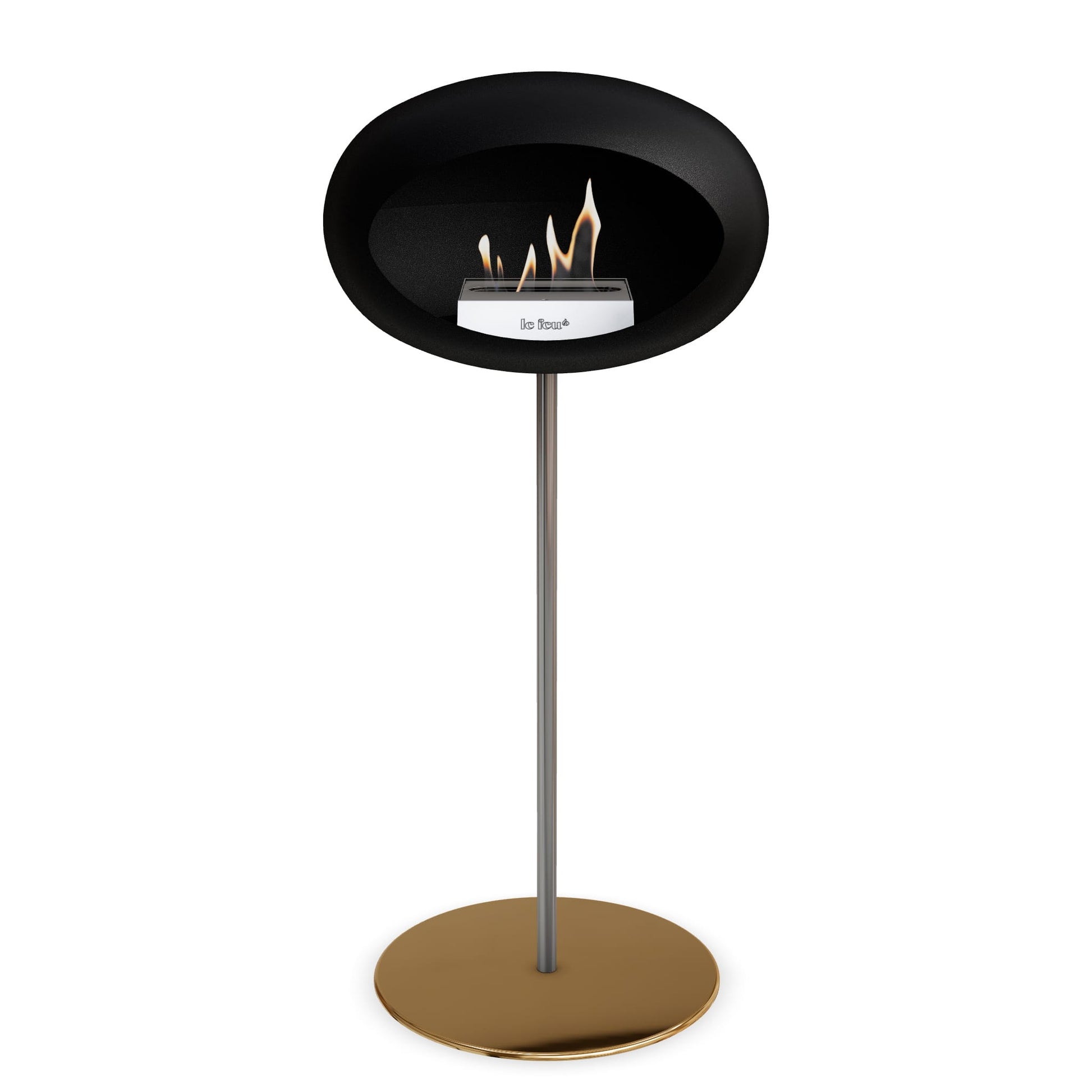 Le Feu Steel High Dome <br>Black Nüline Distribution Fireplaces art-noise.myshopify.com le-feu-steel-high-dome-br-black