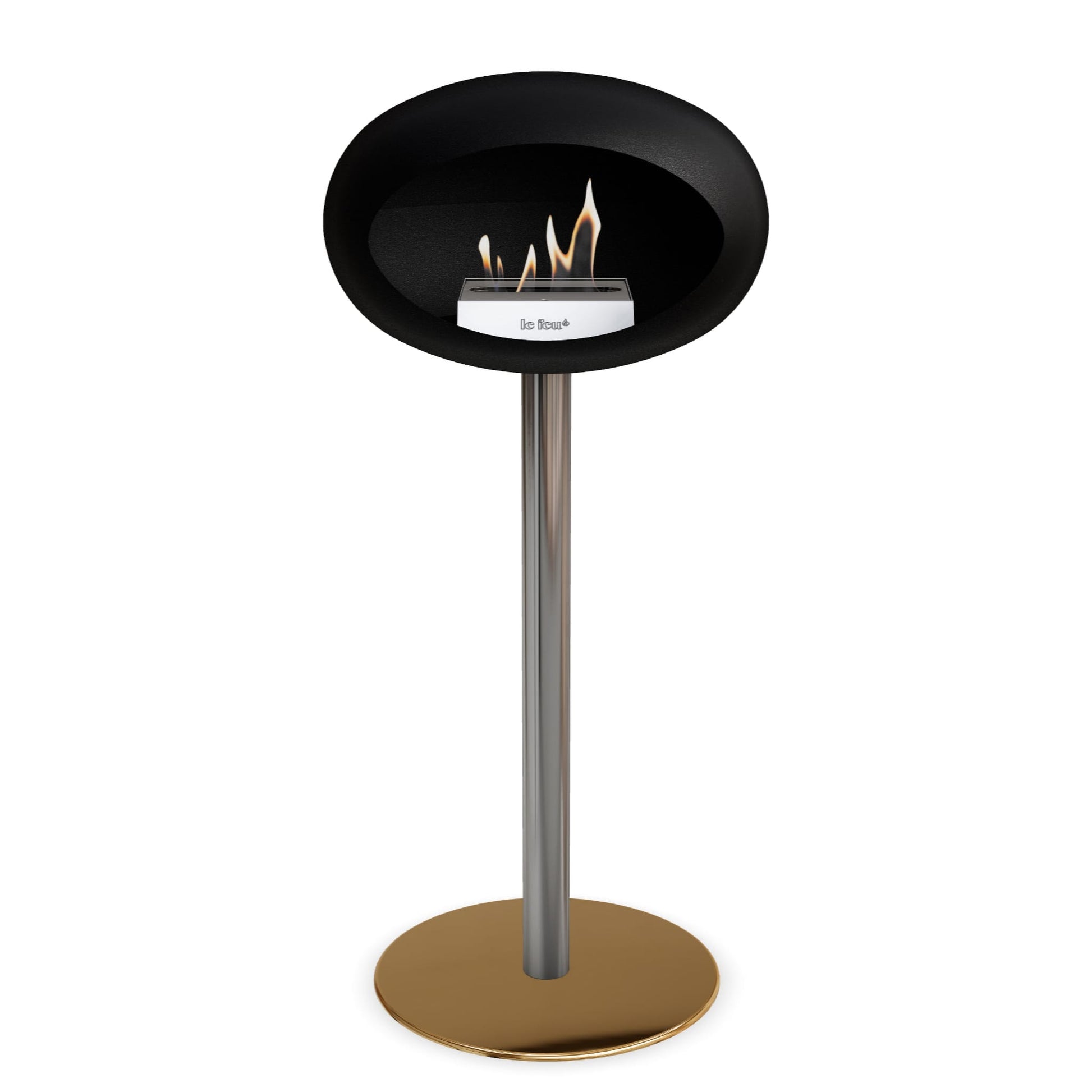 Le Feu Steel High Dome <br>Black Nüline Distribution Fireplaces art-noise.myshopify.com le-feu-steel-high-dome-br-black
