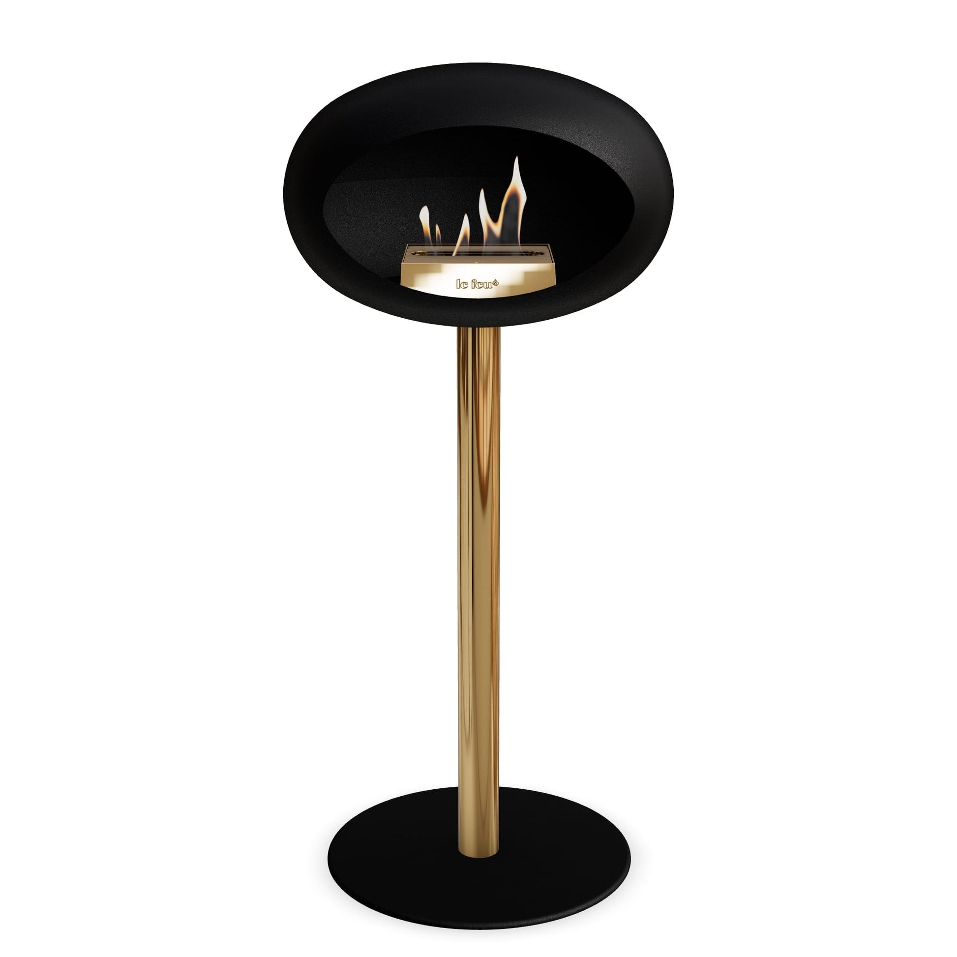 Le Feu Steel High Dome <br>Black Nüline Distribution Fireplaces art-noise.myshopify.com le-feu-steel-high-dome-br-black