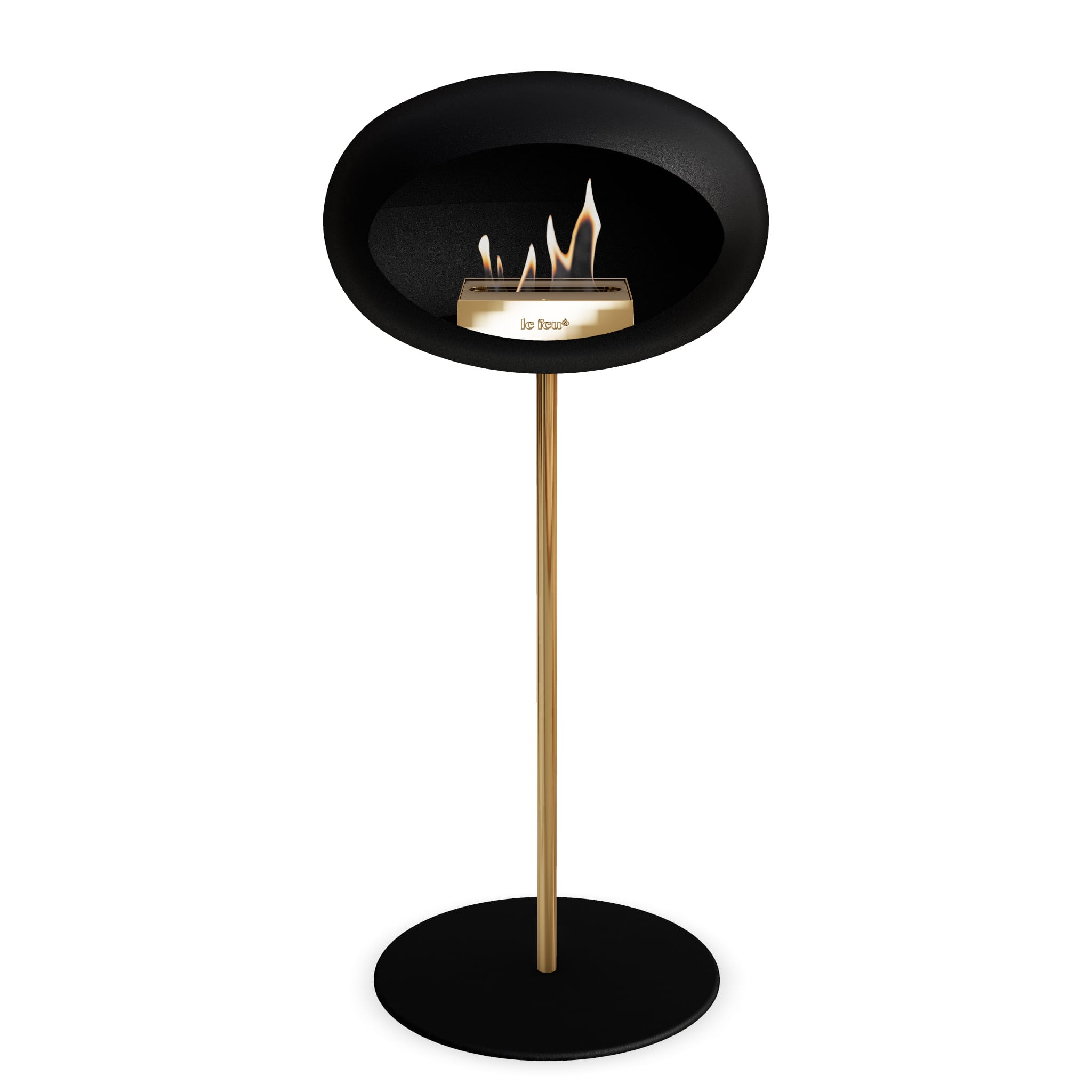 Le Feu Steel High Dome <br>Black Nüline Distribution Fireplaces art-noise.myshopify.com le-feu-steel-high-dome-br-black