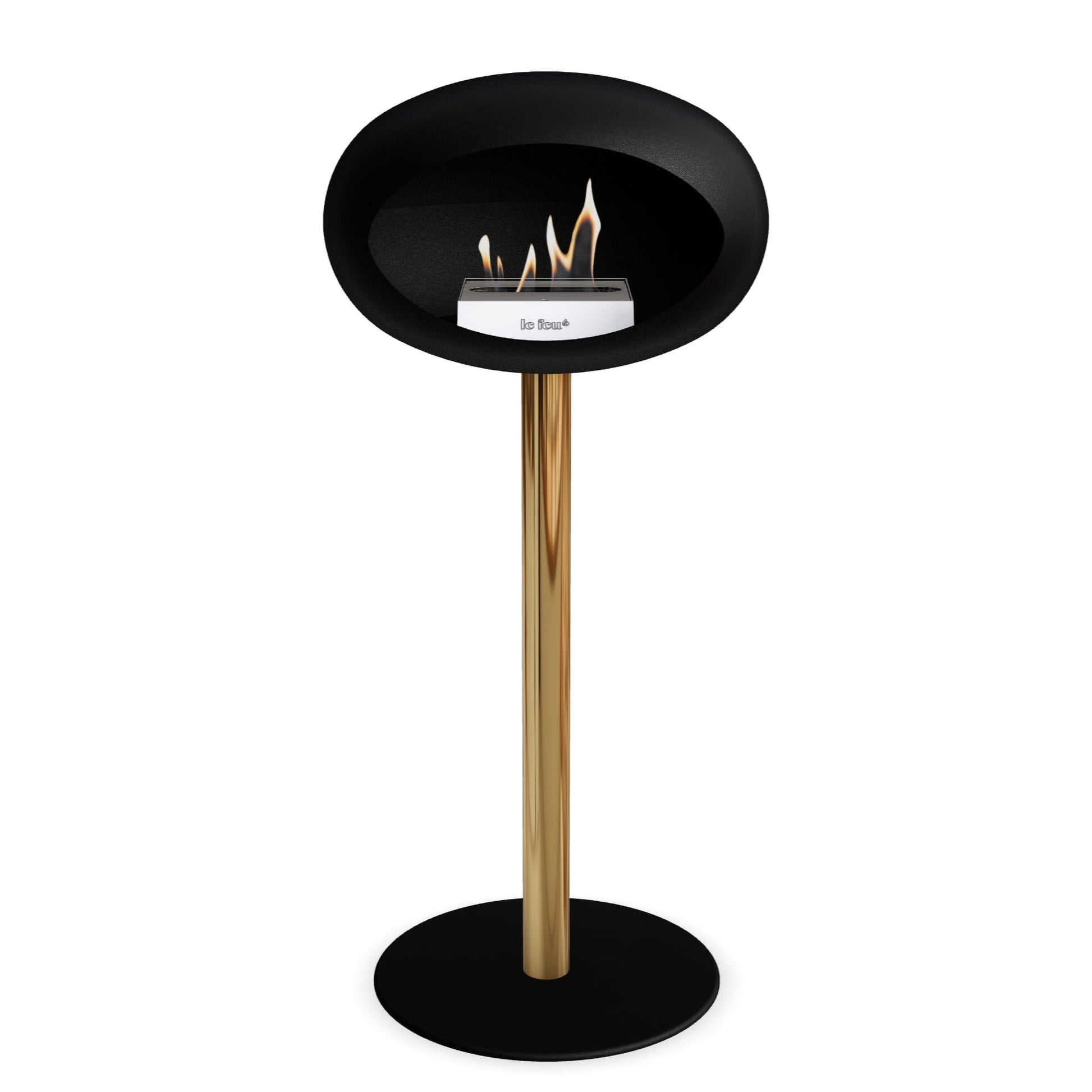 Le Feu Steel High Dome <br>Black Nüline Distribution Fireplaces art-noise.myshopify.com le-feu-steel-high-dome-br-black