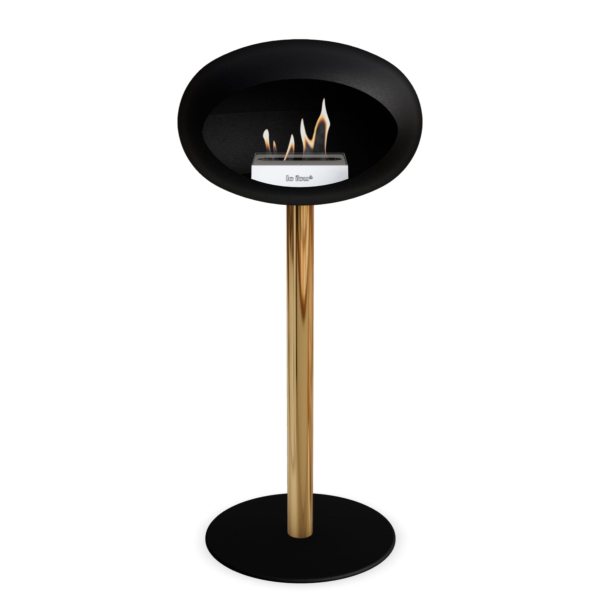 Le Feu Steel High Dome <br>Black Nüline Distribution Fireplaces art-noise.myshopify.com le-feu-steel-high-dome-br-black