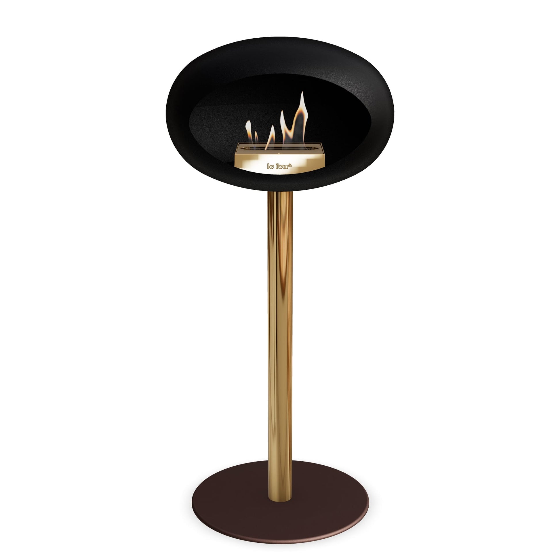 Le Feu Steel High Dome <br>Black Nüline Distribution Fireplaces art-noise.myshopify.com le-feu-steel-high-dome-br-black