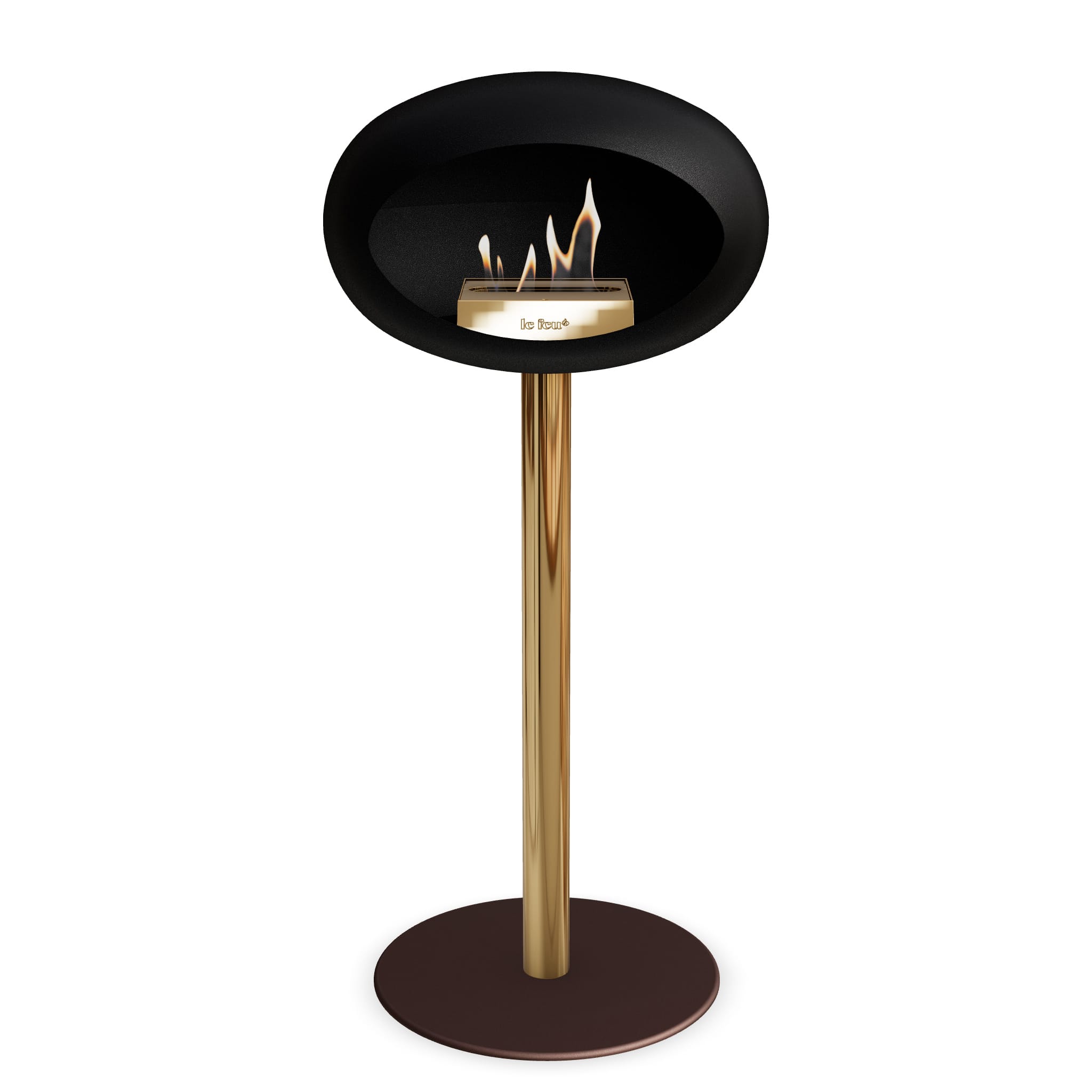 Le Feu Steel High Dome <br>Black Nüline Distribution Fireplaces art-noise.myshopify.com le-feu-steel-high-dome-br-black