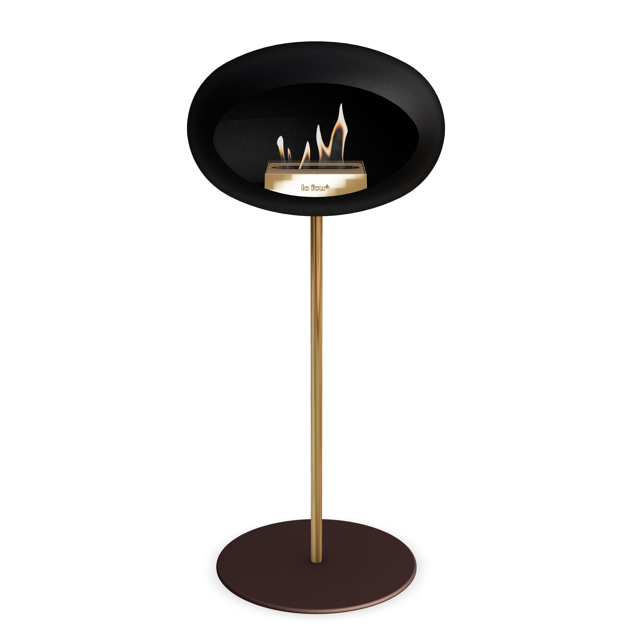 Le Feu Steel High Dome <br>Black Nüline Distribution Fireplaces art-noise.myshopify.com le-feu-steel-high-dome-br-black
