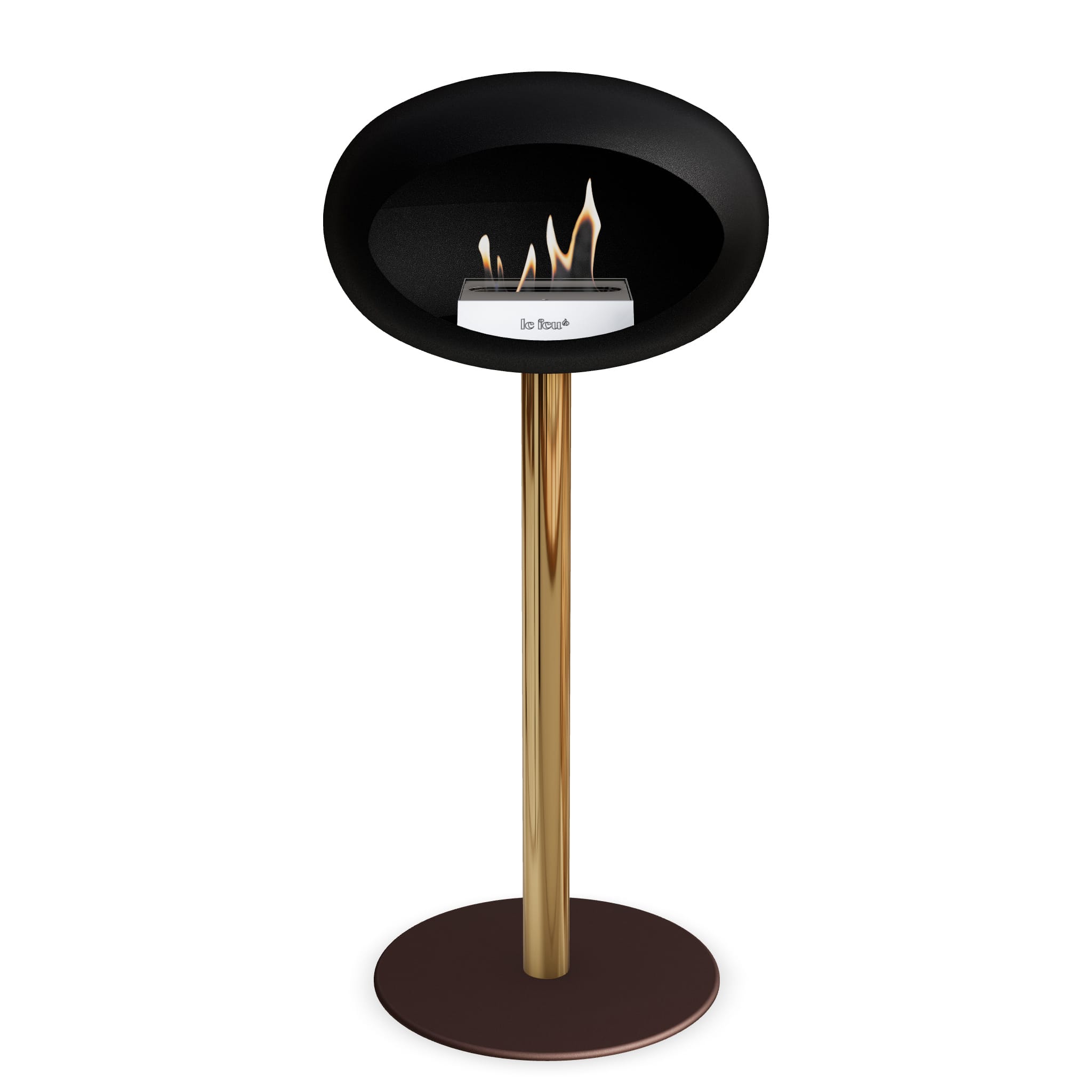 Le Feu Steel High Dome <br>Black Nüline Distribution Fireplaces art-noise.myshopify.com le-feu-steel-high-dome-br-black