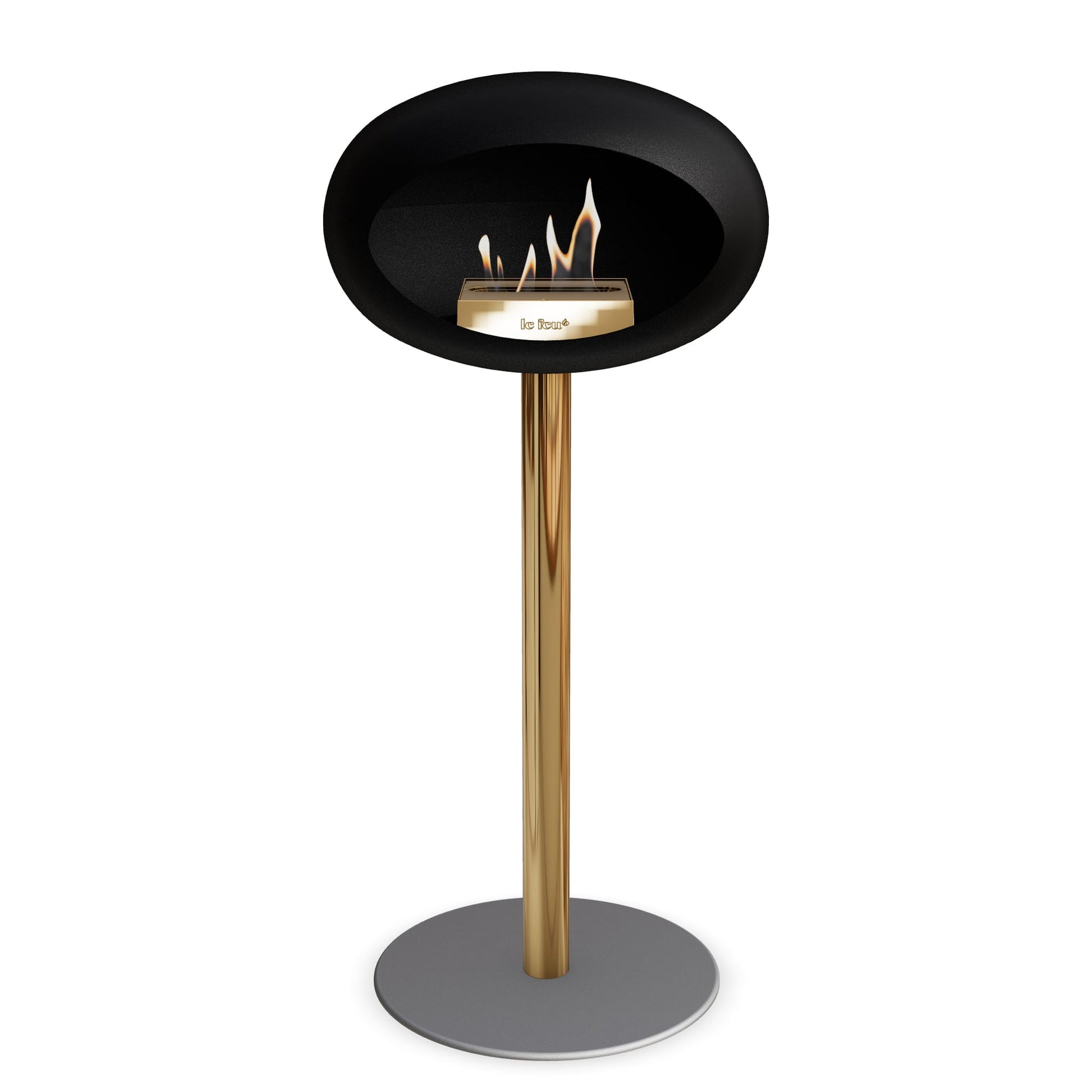 Le Feu Steel High Dome <br>Black Nüline Distribution Fireplaces art-noise.myshopify.com le-feu-steel-high-dome-br-black