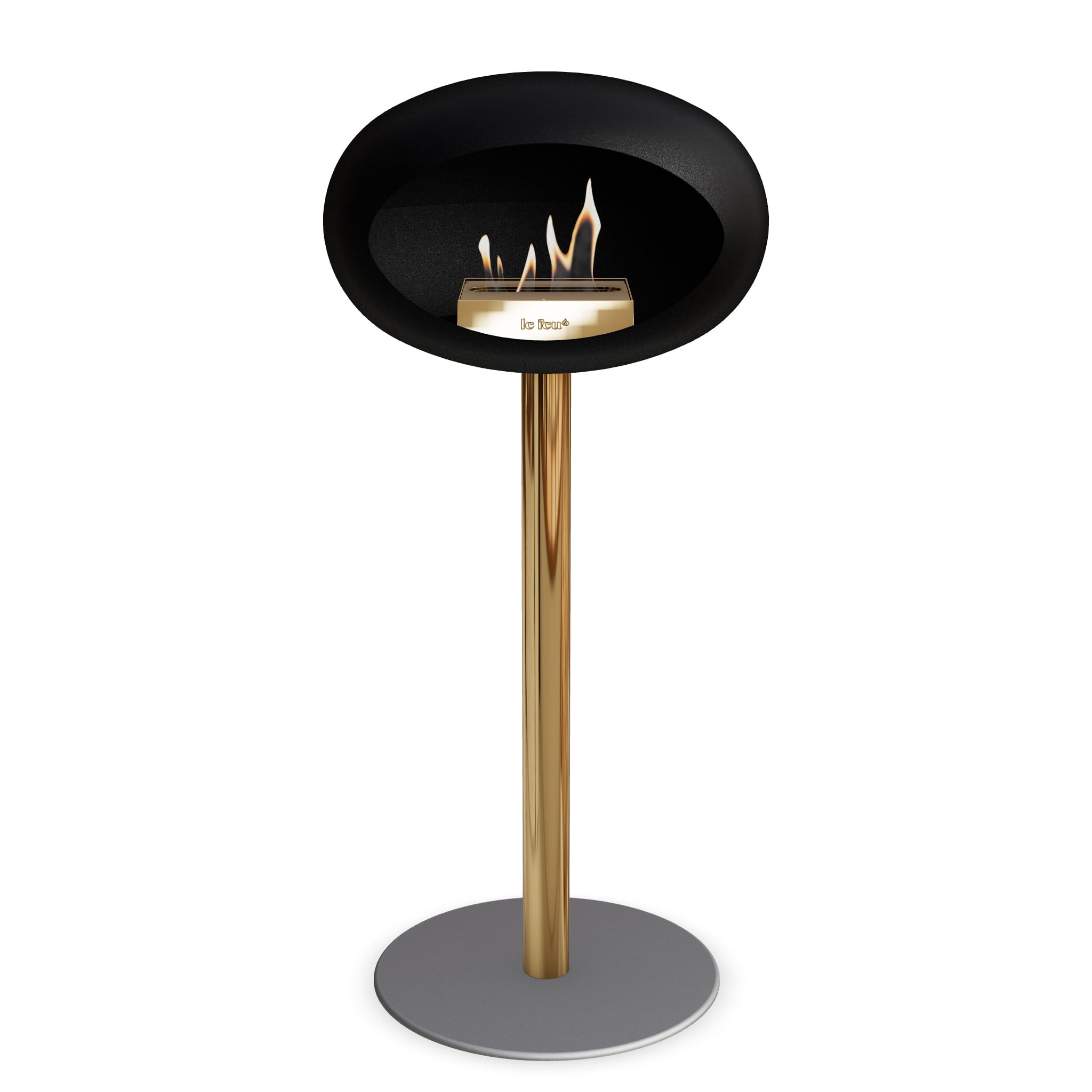 Le Feu Steel High Dome <br>Black Nüline Distribution Fireplaces art-noise.myshopify.com le-feu-steel-high-dome-br-black
