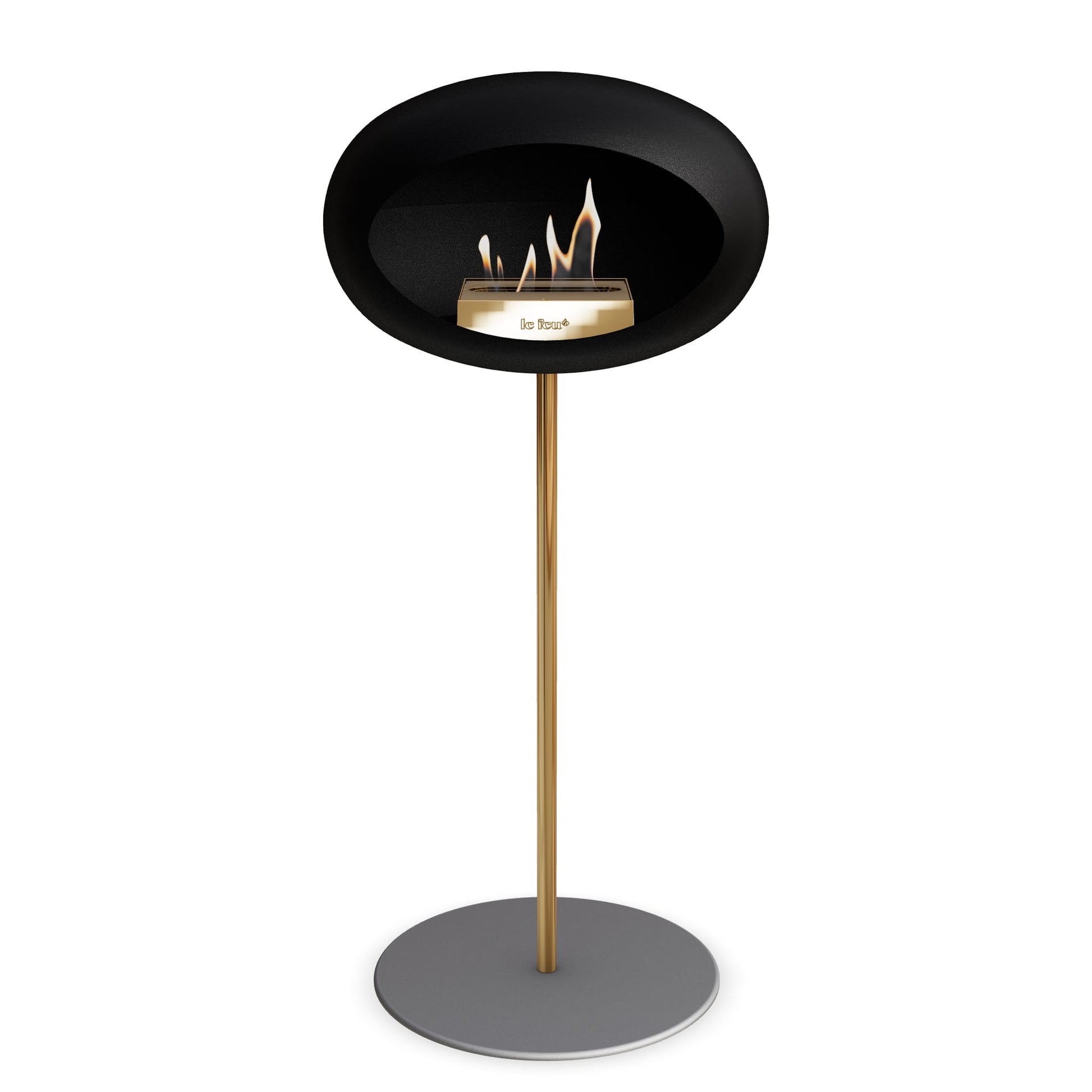 Le Feu Steel High Dome <br>Black Nüline Distribution Fireplaces art-noise.myshopify.com le-feu-steel-high-dome-br-black