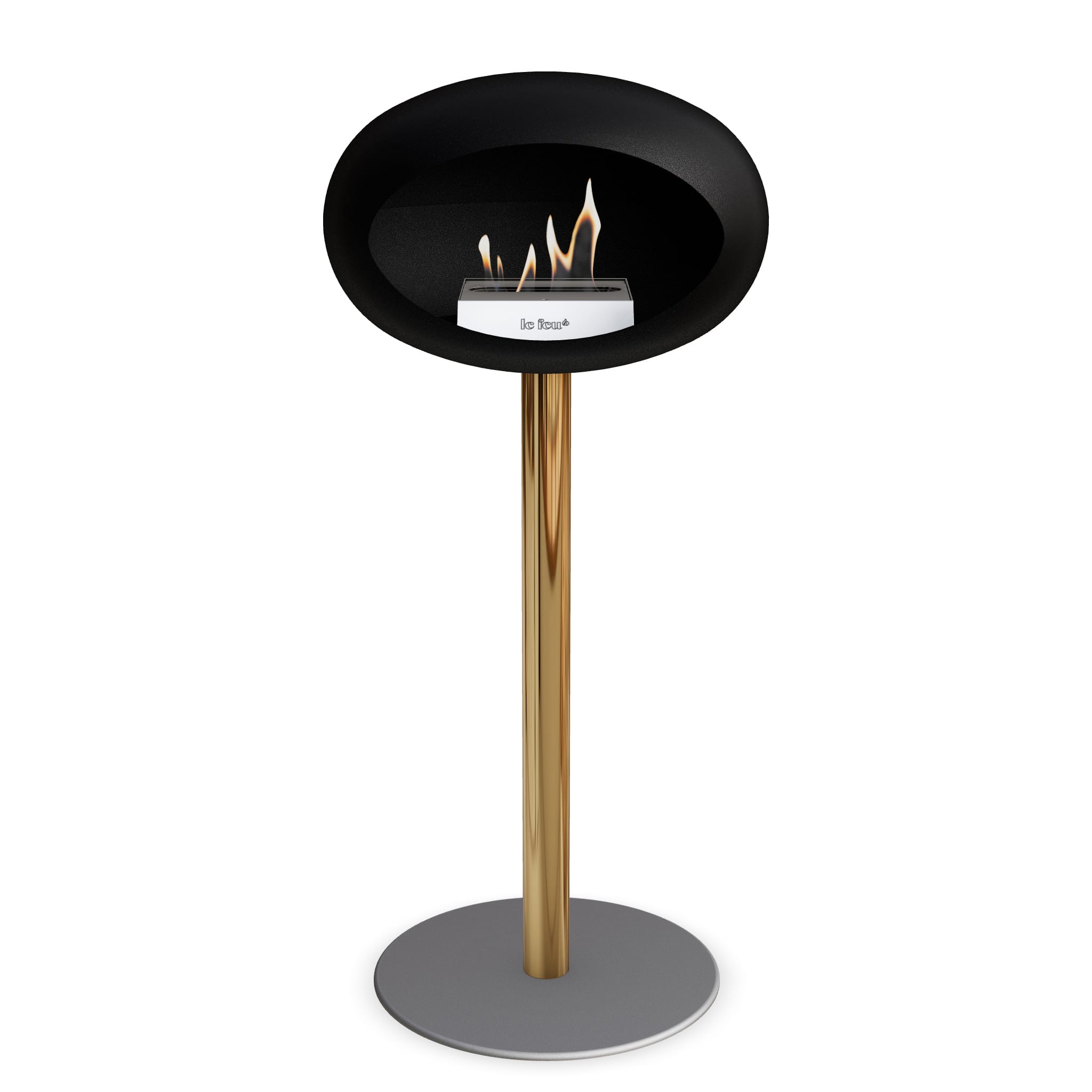 Le Feu Steel High Dome <br>Black Nüline Distribution Fireplaces art-noise.myshopify.com le-feu-steel-high-dome-br-black