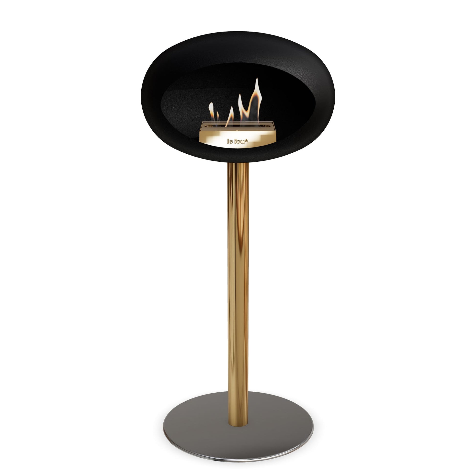 Le Feu Steel High Dome <br>Black Nüline Distribution Fireplaces art-noise.myshopify.com le-feu-steel-high-dome-br-black