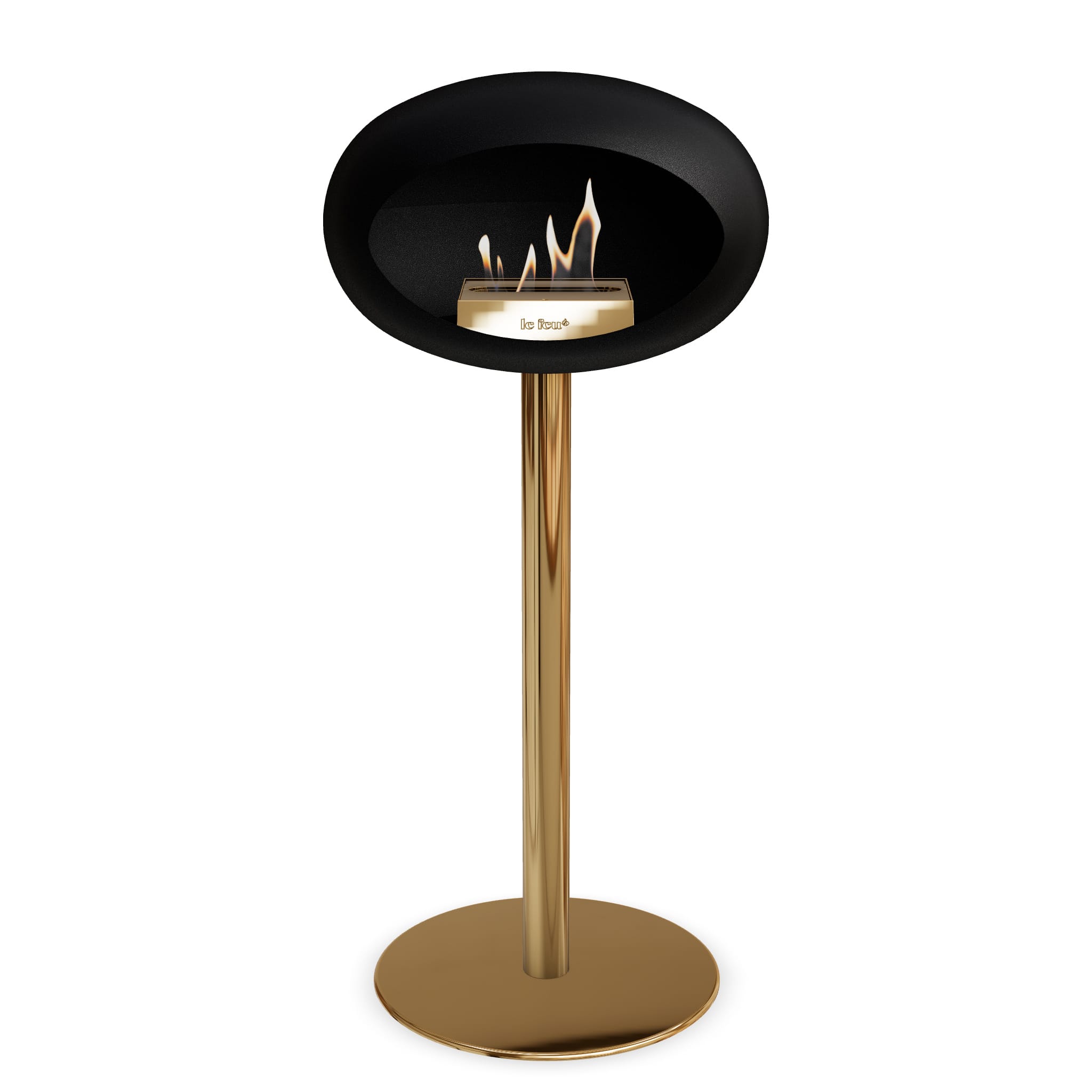 Le Feu Steel High Dome <br>Black Nüline Distribution Fireplaces art-noise.myshopify.com le-feu-steel-high-dome-br-black