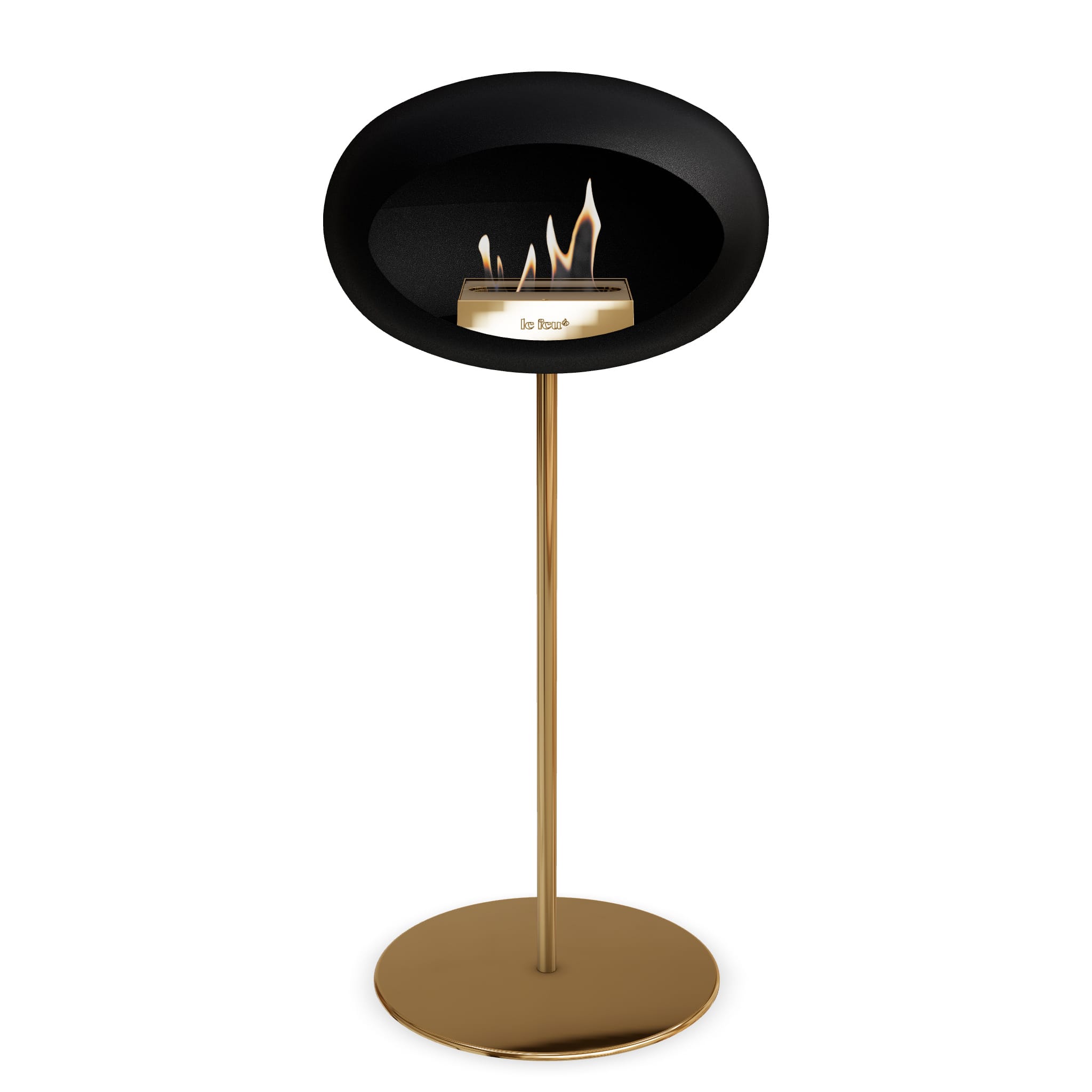 Le Feu Steel High Dome <br>Black Nüline Distribution Fireplaces art-noise.myshopify.com le-feu-steel-high-dome-br-black