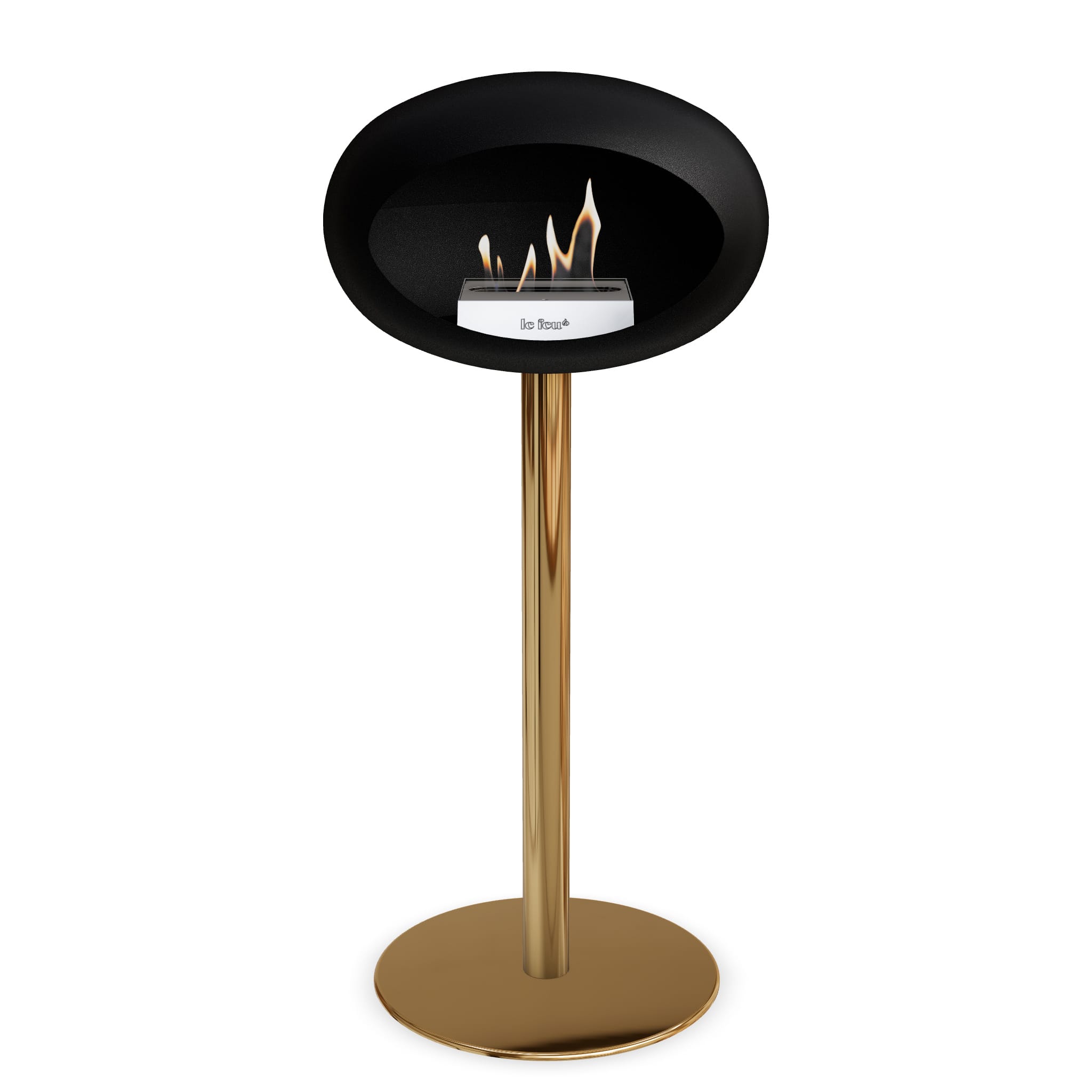 Le Feu Steel High Dome <br>Black Nüline Distribution Fireplaces art-noise.myshopify.com le-feu-steel-high-dome-br-black