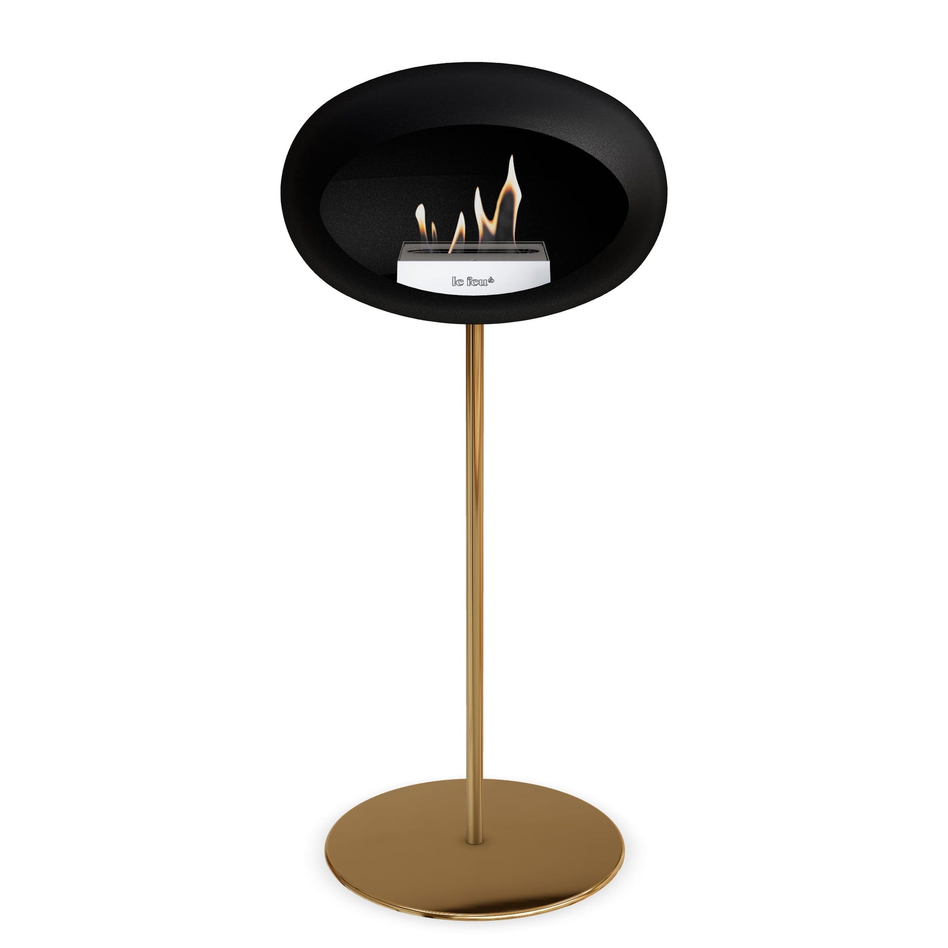 Le Feu Steel High Dome <br>Black Nüline Distribution Fireplaces art-noise.myshopify.com le-feu-steel-high-dome-br-black