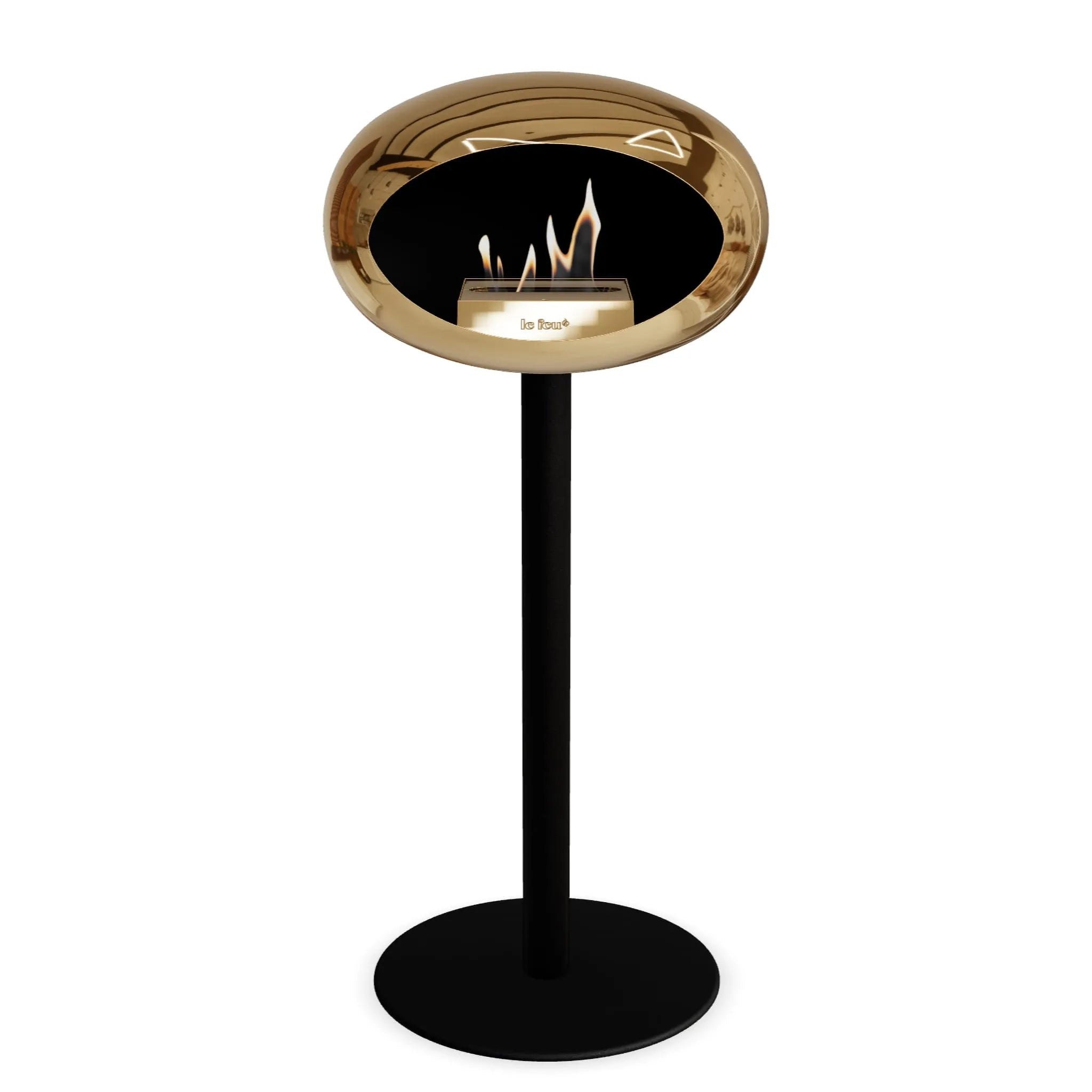  Le Feu Steel High Dome <br>Chromed Rose Gold Nüline Distribution Fireplaces art-noise.myshopify.com le-feu-steel-high-dome-br-chromed-rose-gold