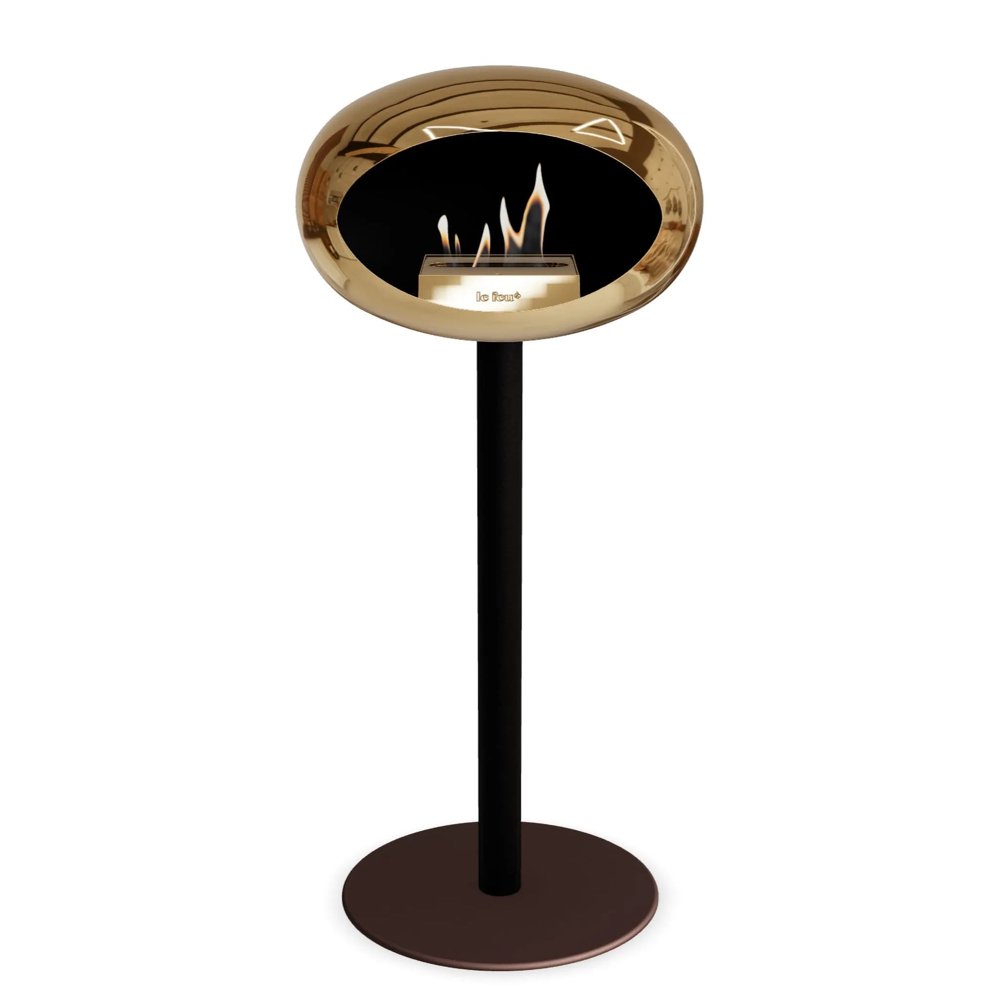  Le Feu Steel High Dome <br>Chromed Rose Gold Nüline Distribution Fireplaces art-noise.myshopify.com le-feu-steel-high-dome-br-chromed-rose-gold