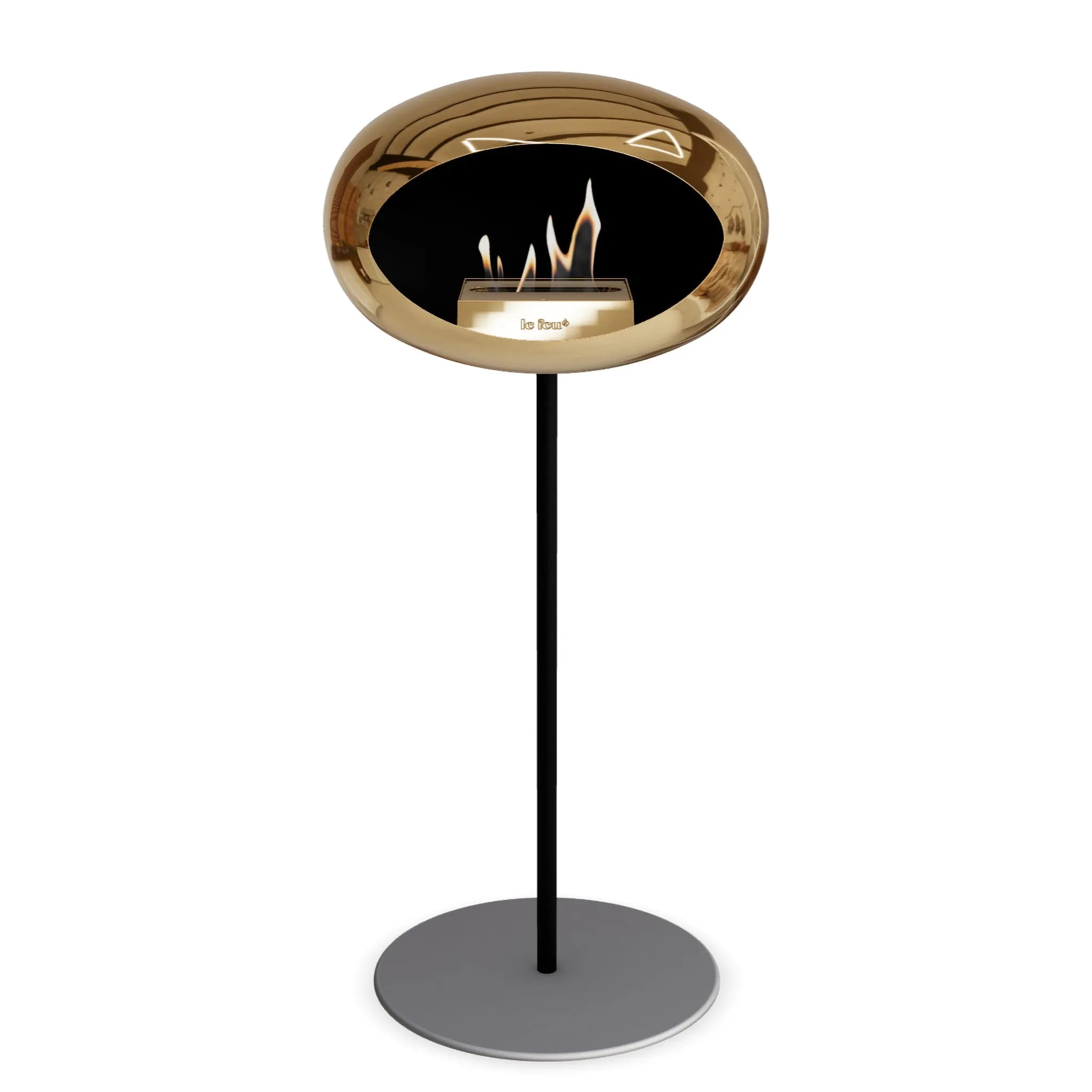  Le Feu Steel High Dome <br>Chromed Rose Gold Nüline Distribution Fireplaces art-noise.myshopify.com le-feu-steel-high-dome-br-chromed-rose-gold