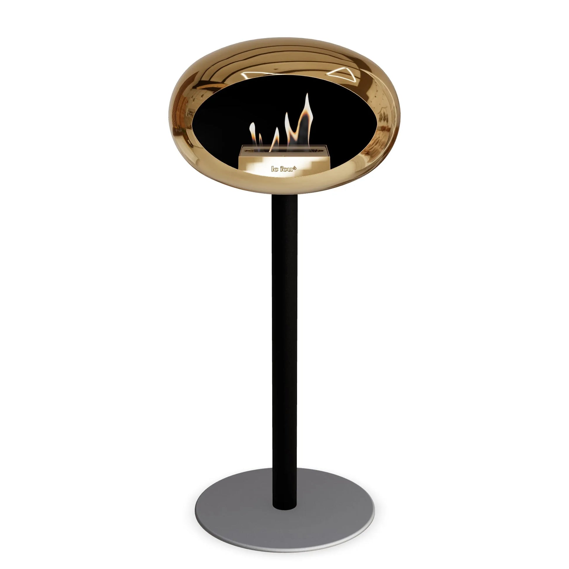  Le Feu Steel High Dome <br>Chromed Rose Gold Nüline Distribution Fireplaces art-noise.myshopify.com le-feu-steel-high-dome-br-chromed-rose-gold