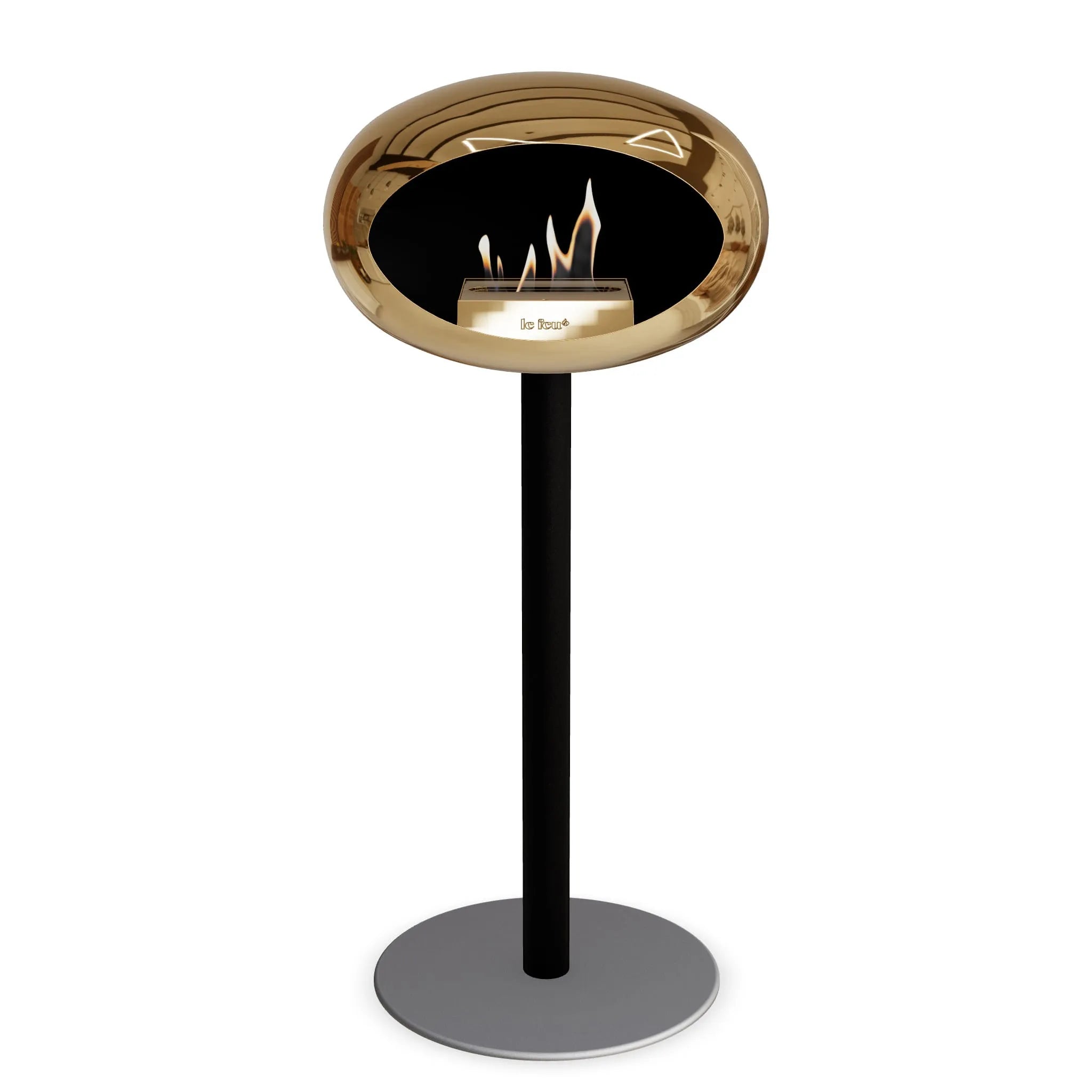  Le Feu Steel High Dome <br>Chromed Rose Gold Nüline Distribution Fireplaces art-noise.myshopify.com le-feu-steel-high-dome-br-chromed-rose-gold