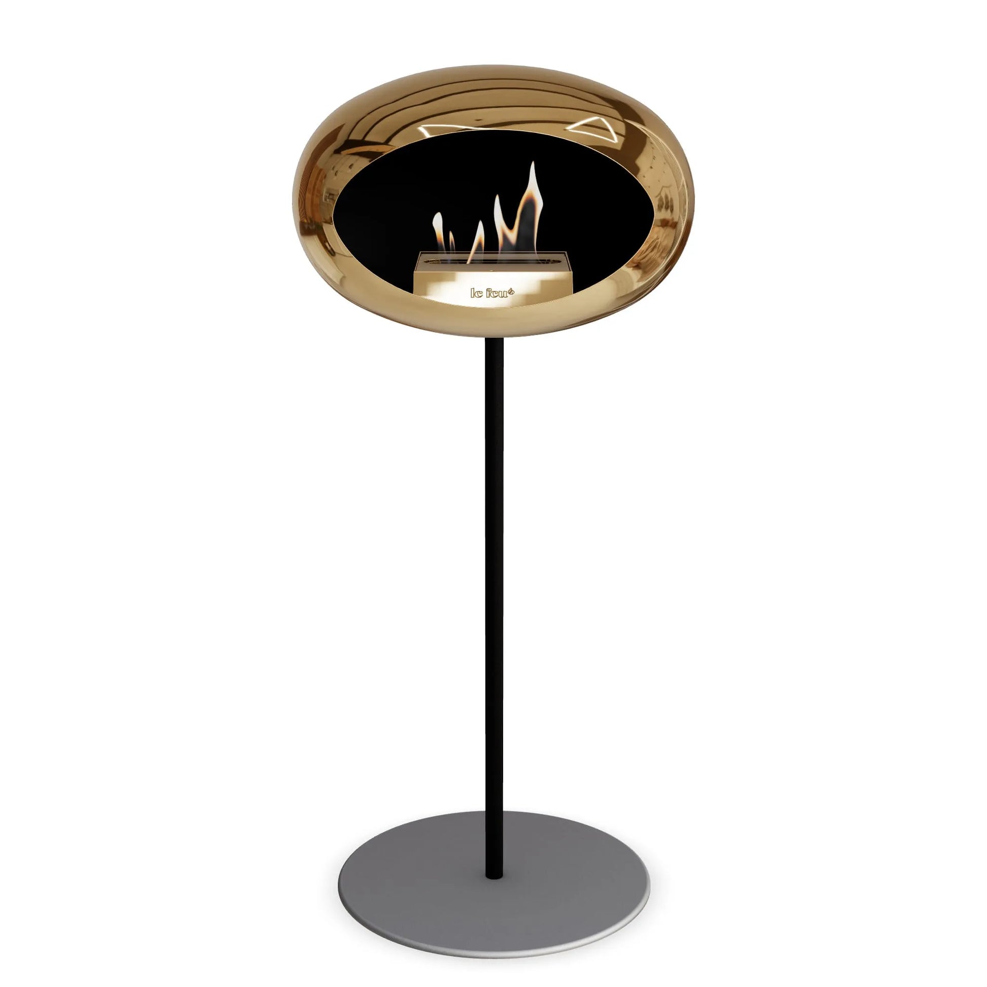  Le Feu Steel High Dome <br>Chromed Rose Gold Nüline Distribution Fireplaces art-noise.myshopify.com le-feu-steel-high-dome-br-chromed-rose-gold