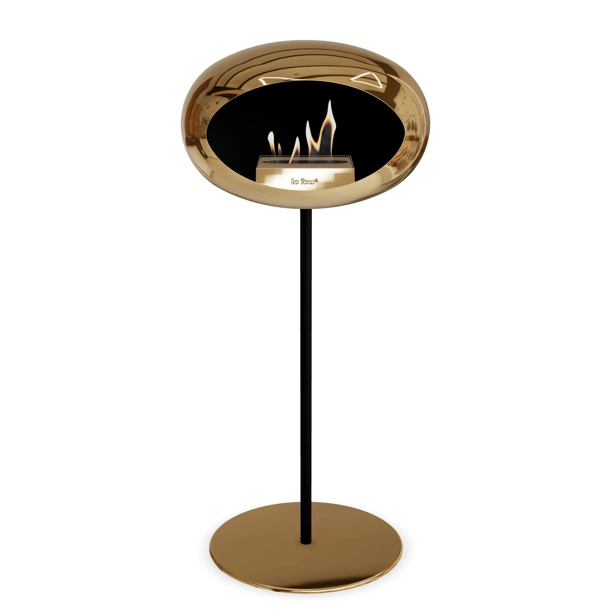  Le Feu Steel High Dome <br>Chromed Rose Gold Nüline Distribution Fireplaces art-noise.myshopify.com le-feu-steel-high-dome-br-chromed-rose-gold