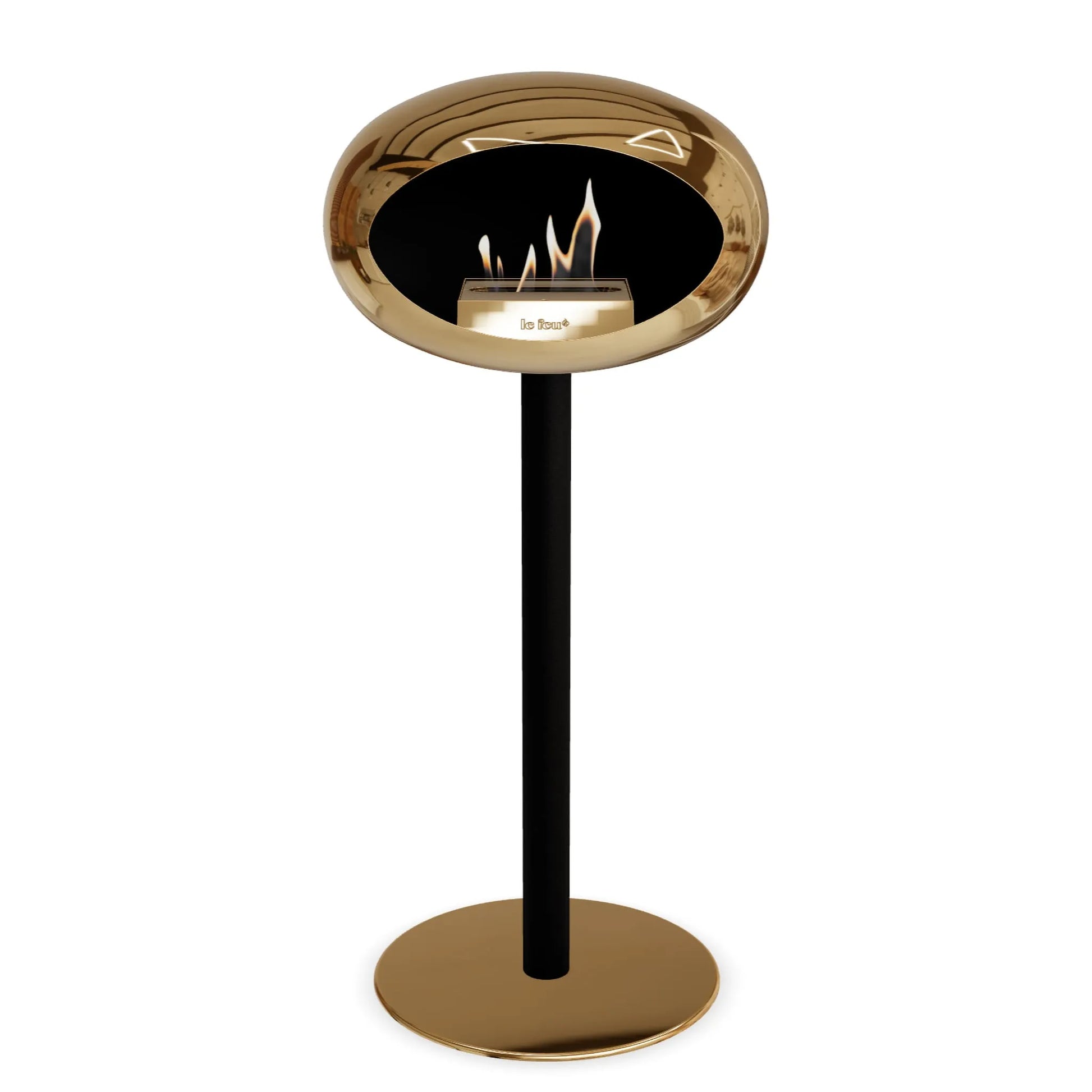  Le Feu Steel High Dome <br>Chromed Rose Gold Nüline Distribution Fireplaces art-noise.myshopify.com le-feu-steel-high-dome-br-chromed-rose-gold