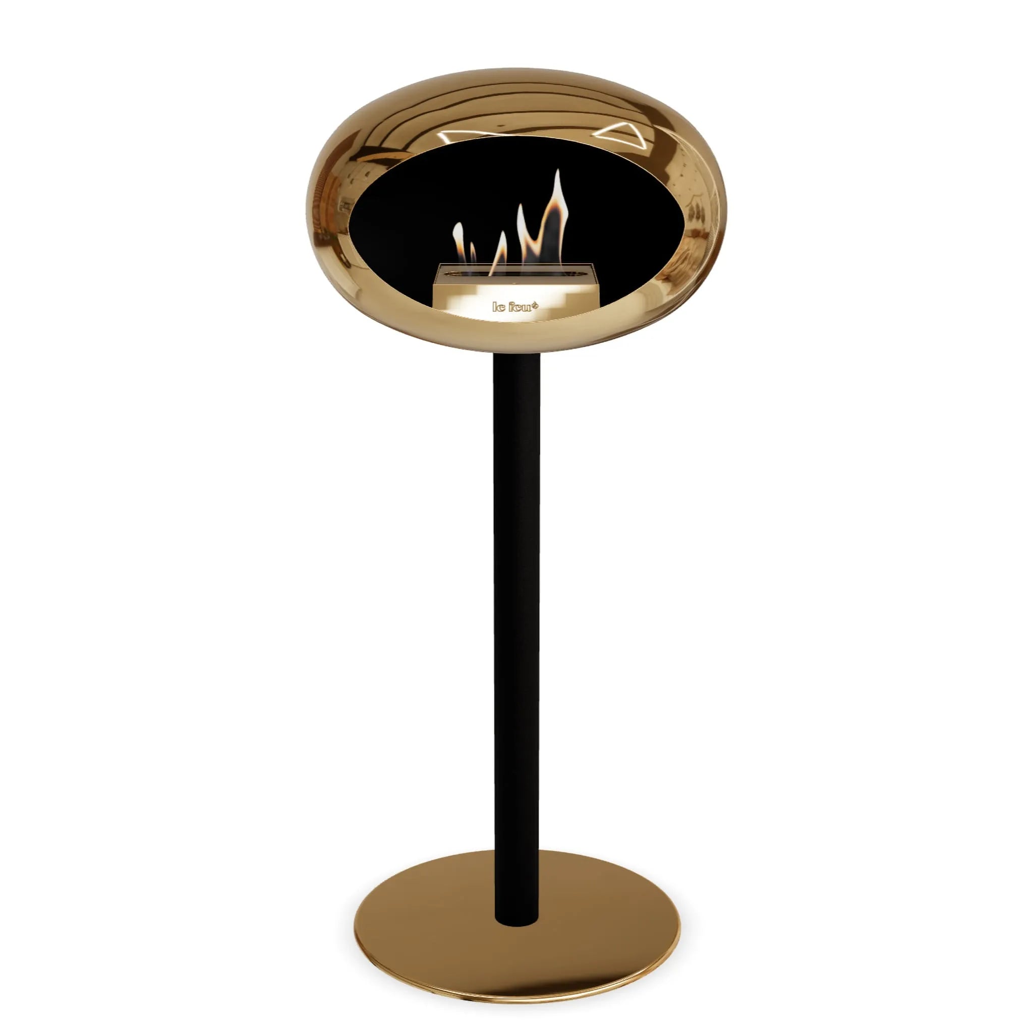  Le Feu Steel High Dome <br>Chromed Rose Gold Nüline Distribution Fireplaces art-noise.myshopify.com le-feu-steel-high-dome-br-chromed-rose-gold