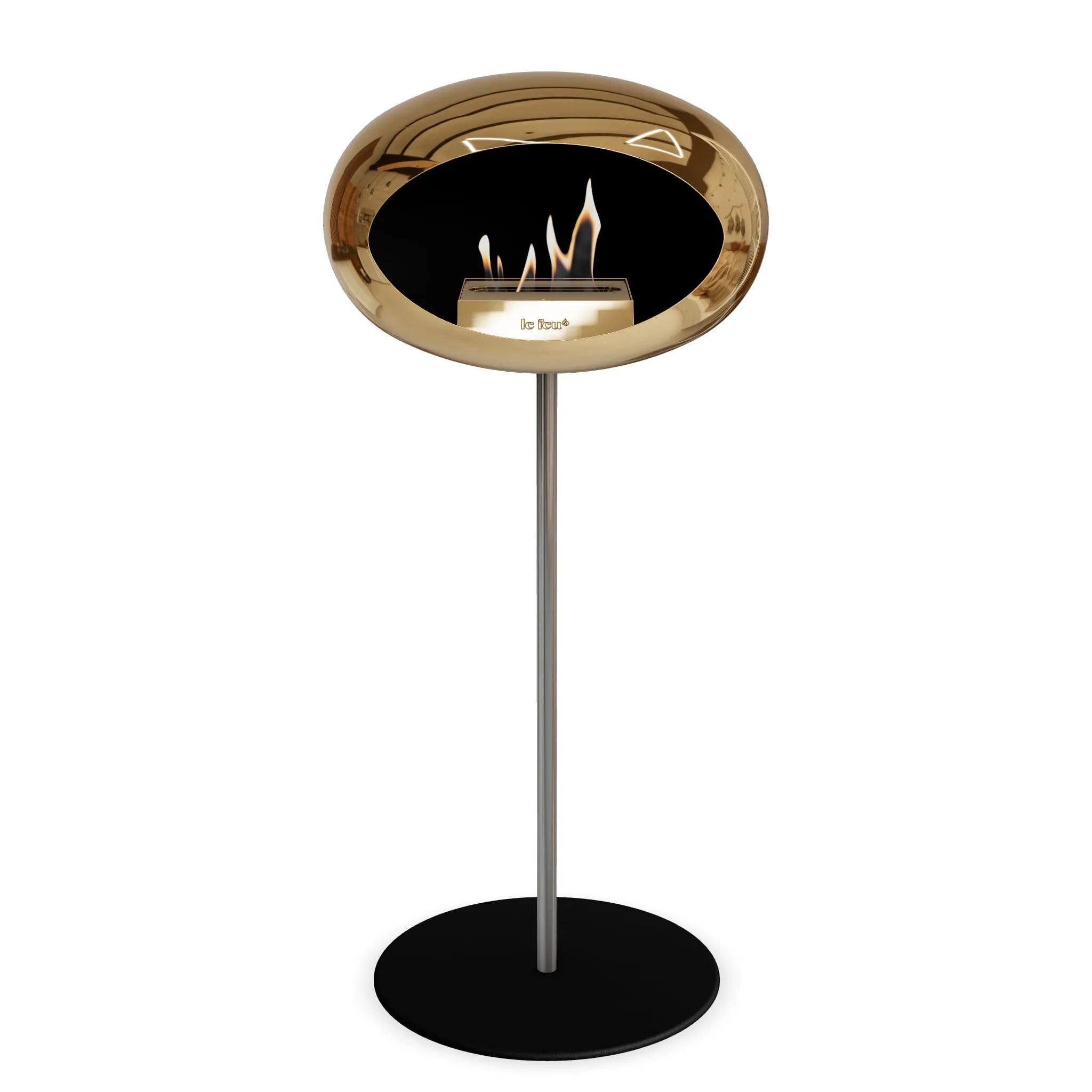  Le Feu Steel High Dome <br>Chromed Rose Gold Nüline Distribution Fireplaces art-noise.myshopify.com le-feu-steel-high-dome-br-chromed-rose-gold