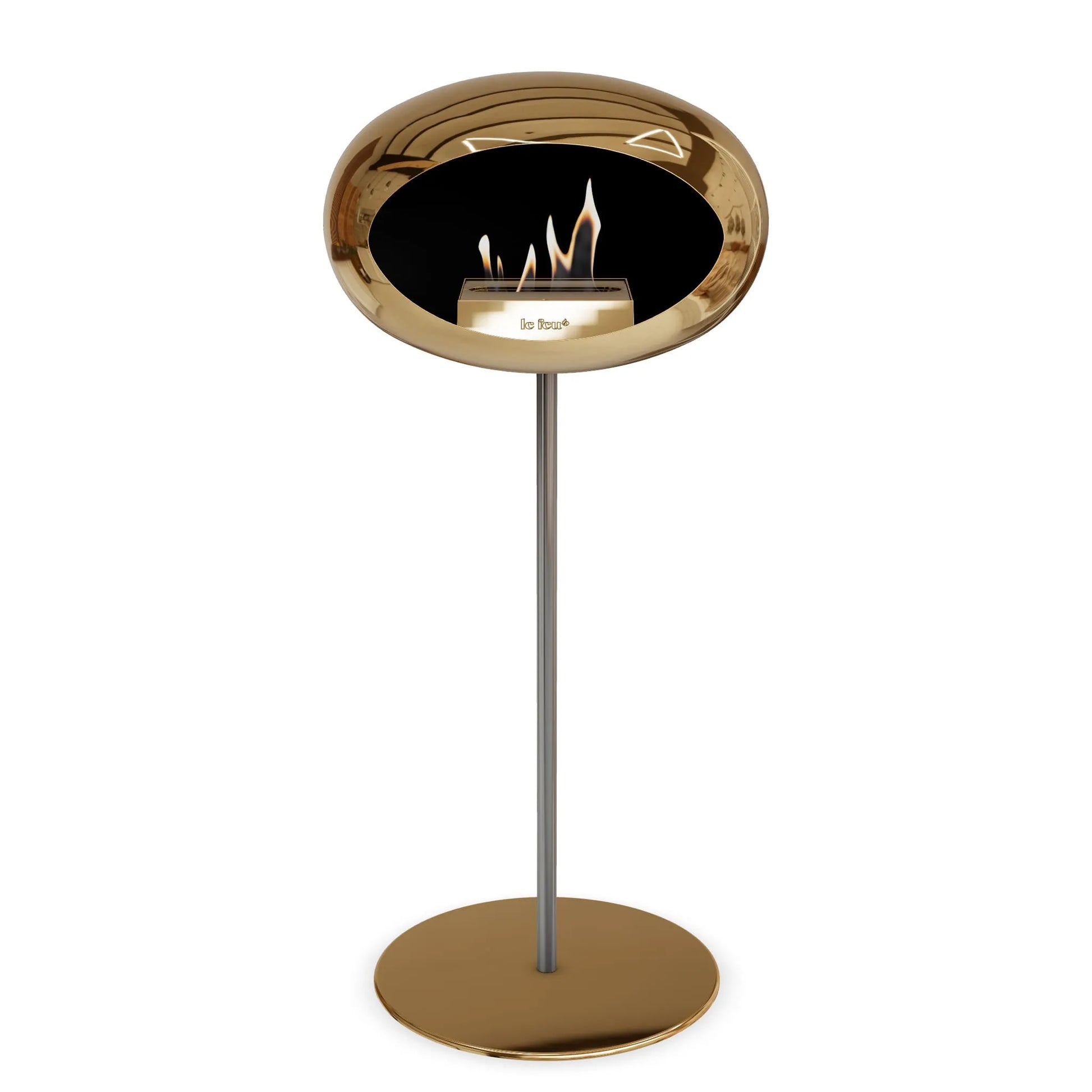  Le Feu Steel High Dome <br>Chromed Rose Gold Nüline Distribution Fireplaces art-noise.myshopify.com le-feu-steel-high-dome-br-chromed-rose-gold