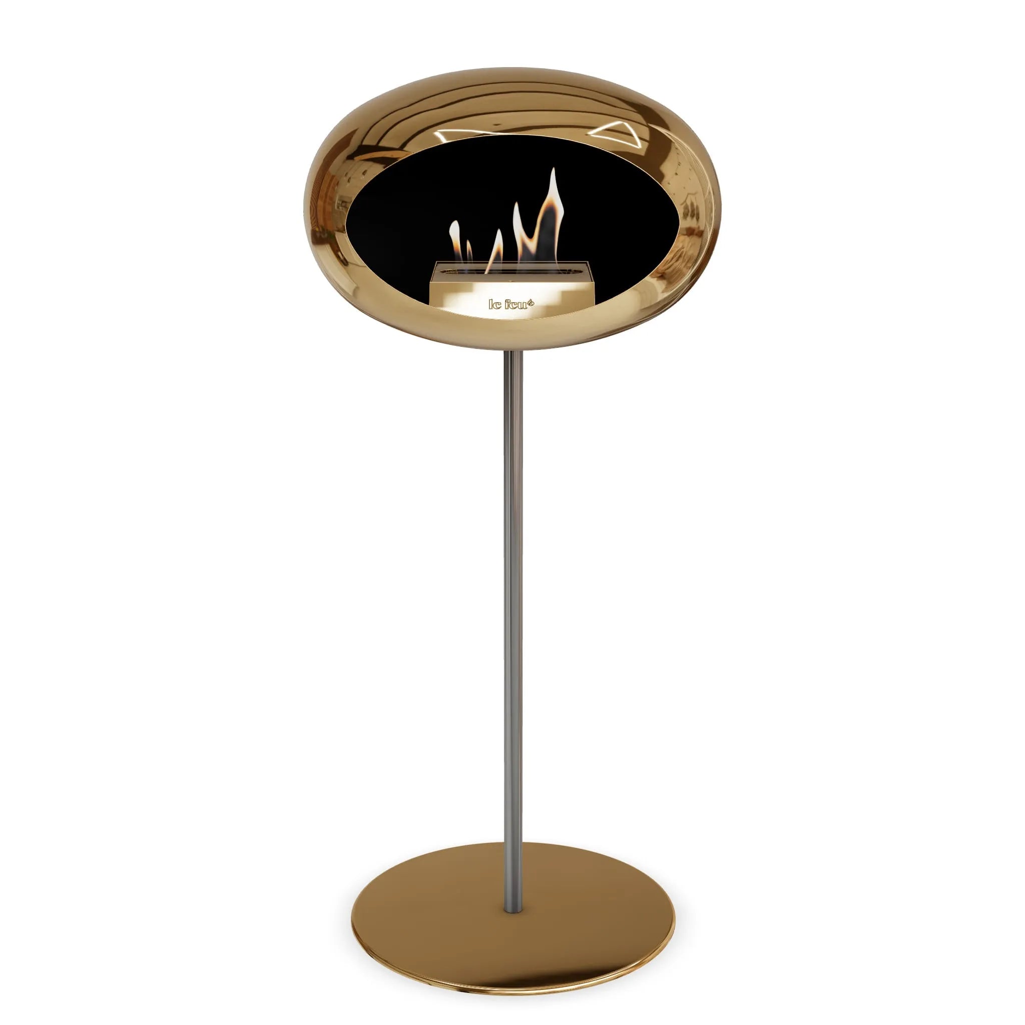  Le Feu Steel High Dome <br>Chromed Rose Gold Nüline Distribution Fireplaces art-noise.myshopify.com le-feu-steel-high-dome-br-chromed-rose-gold