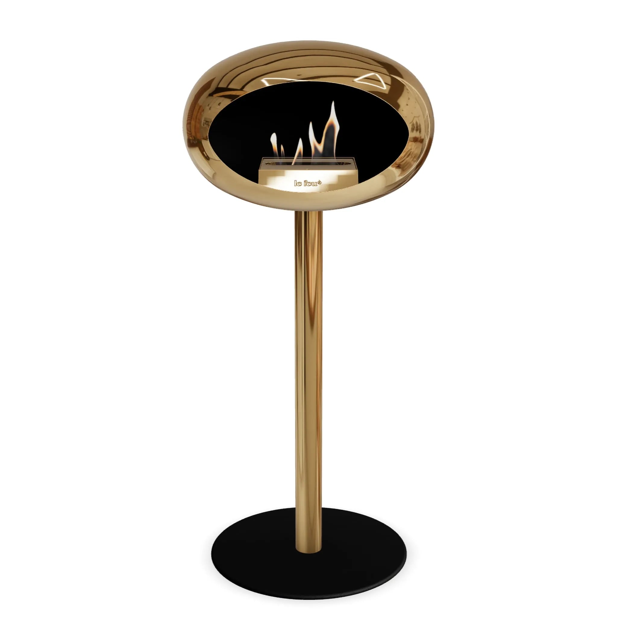  Le Feu Steel High Dome <br>Chromed Rose Gold Nüline Distribution Fireplaces art-noise.myshopify.com le-feu-steel-high-dome-br-chromed-rose-gold