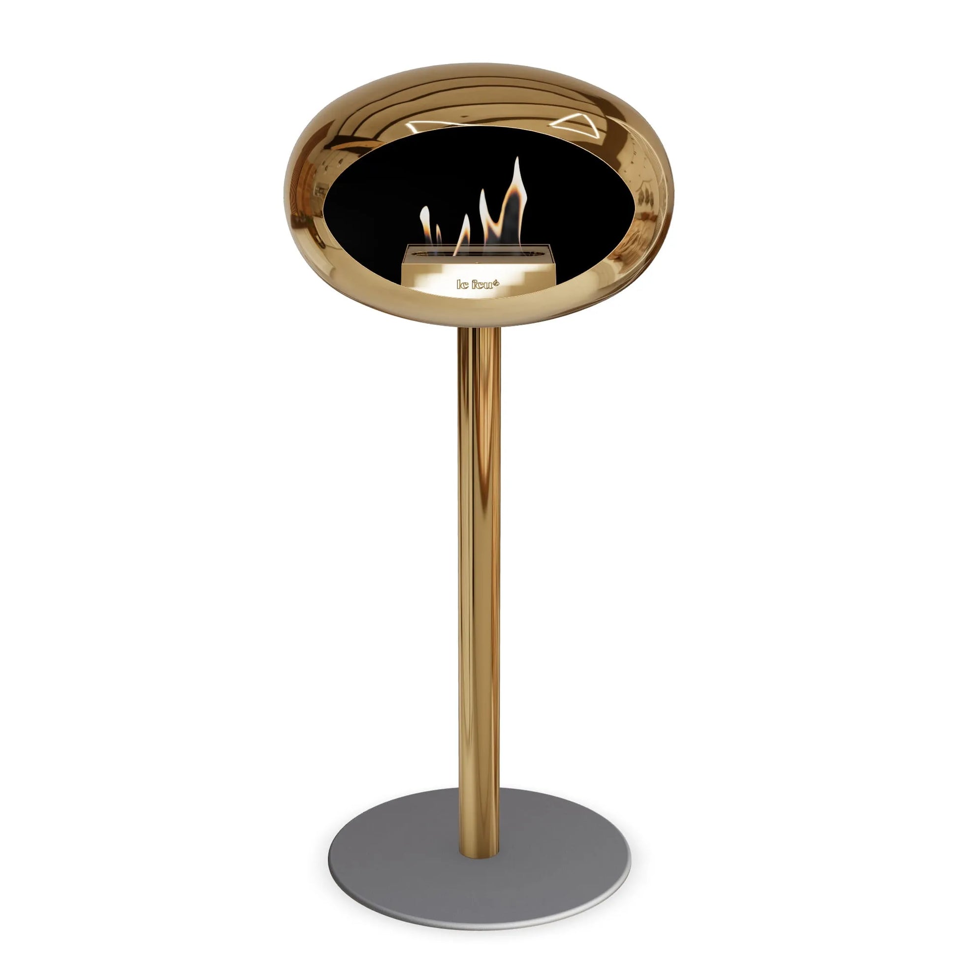  Le Feu Steel High Dome <br>Chromed Rose Gold Nüline Distribution Fireplaces art-noise.myshopify.com le-feu-steel-high-dome-br-chromed-rose-gold