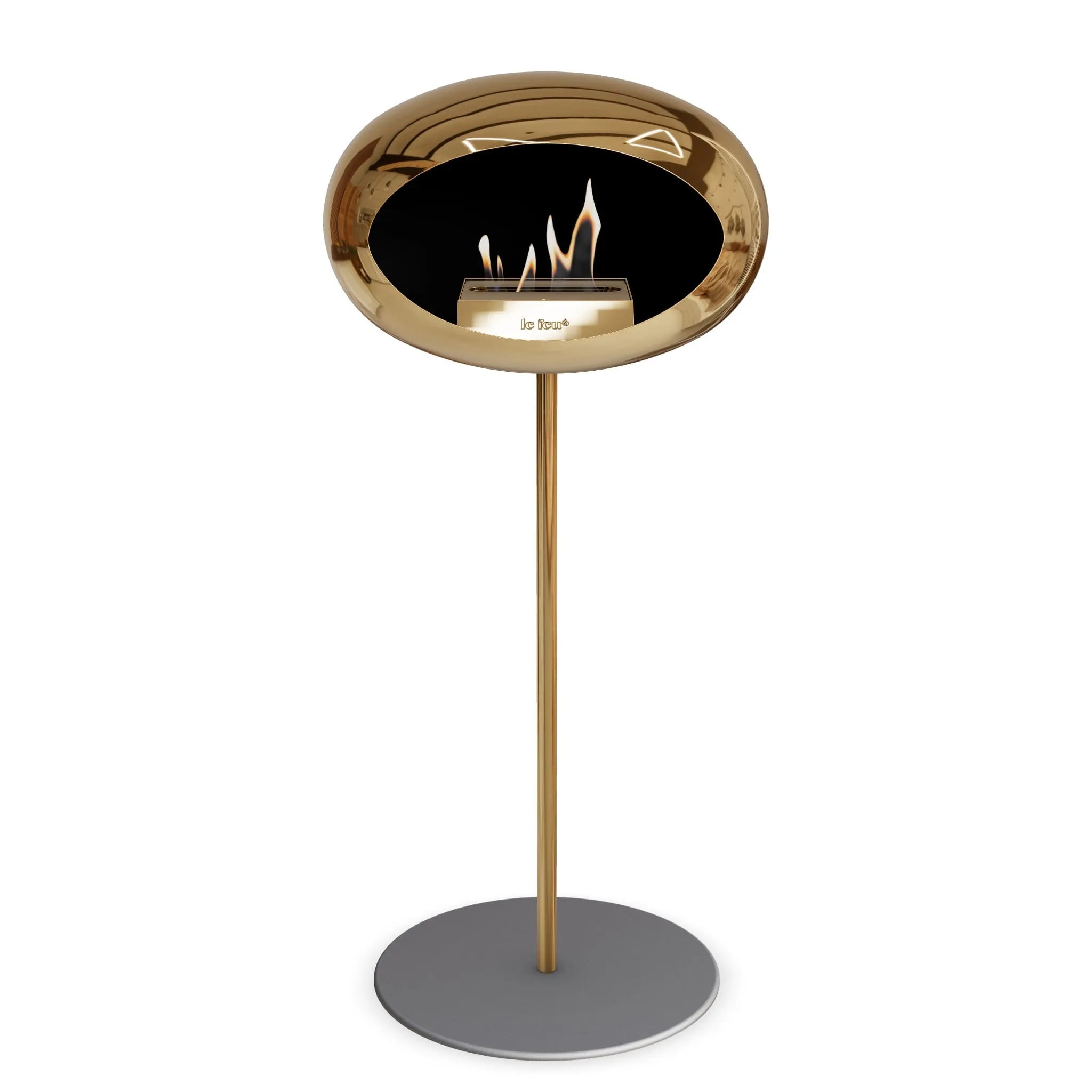  Le Feu Steel High Dome <br>Chromed Rose Gold Nüline Distribution Fireplaces art-noise.myshopify.com le-feu-steel-high-dome-br-chromed-rose-gold
