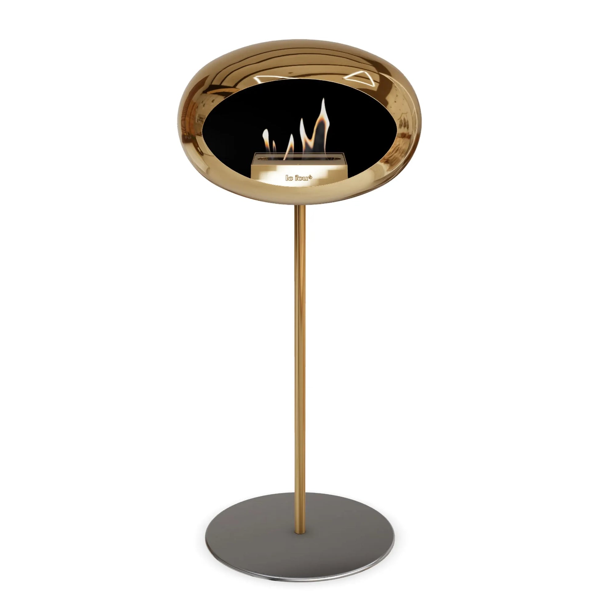  Le Feu Steel High Dome <br>Chromed Rose Gold Nüline Distribution Fireplaces art-noise.myshopify.com le-feu-steel-high-dome-br-chromed-rose-gold
