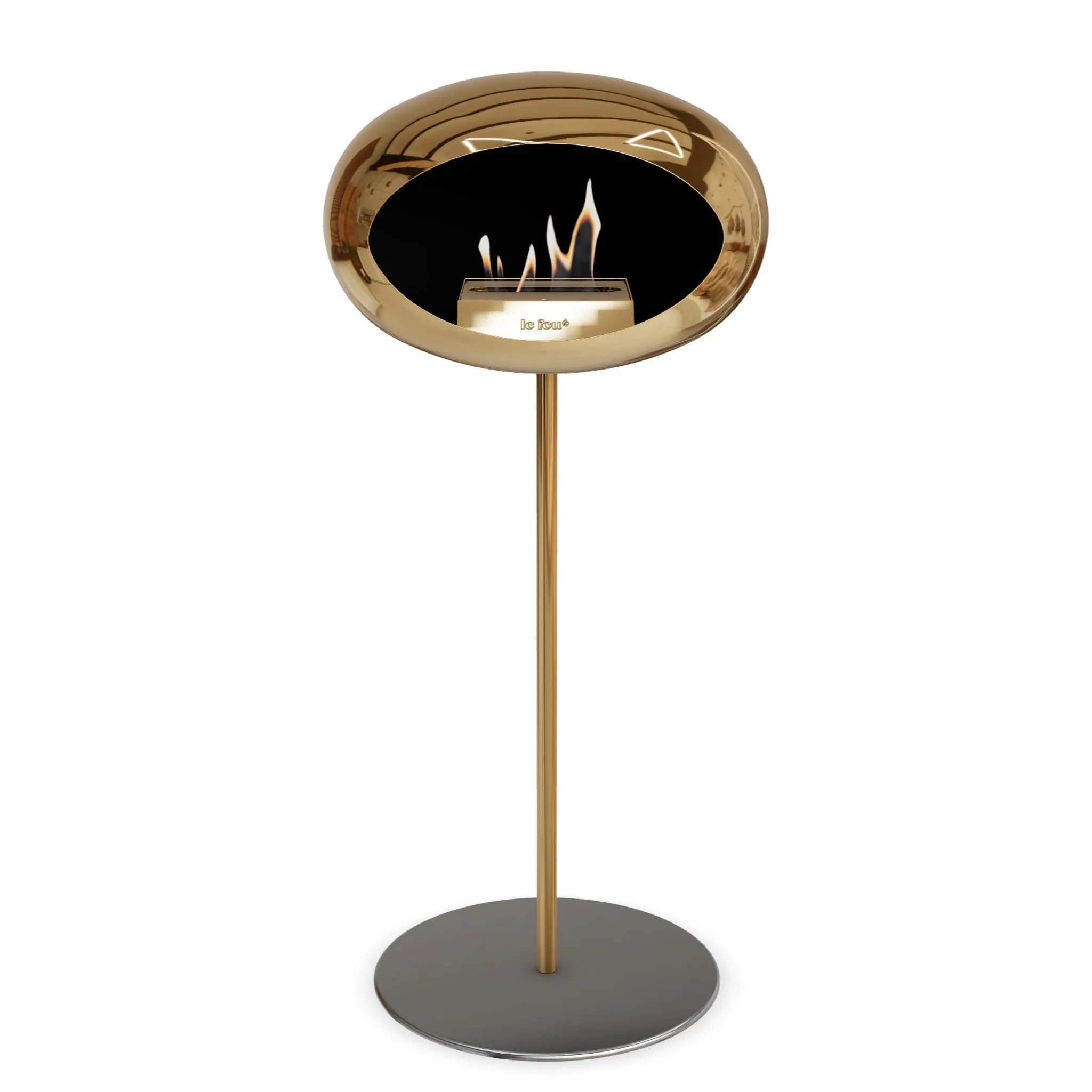  Le Feu Steel High Dome <br>Chromed Rose Gold Nüline Distribution Fireplaces art-noise.myshopify.com le-feu-steel-high-dome-br-chromed-rose-gold